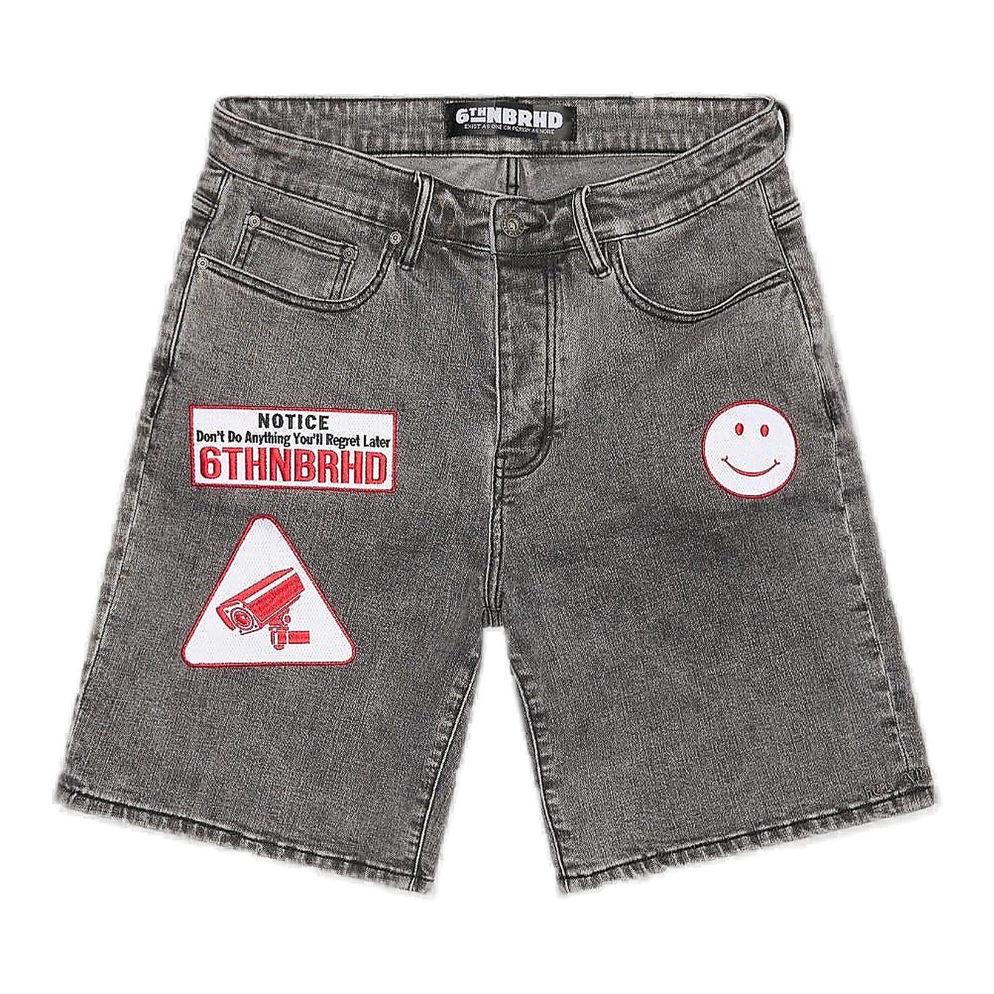 6Th Nbrhd Surveillance Shorts Men - Gray