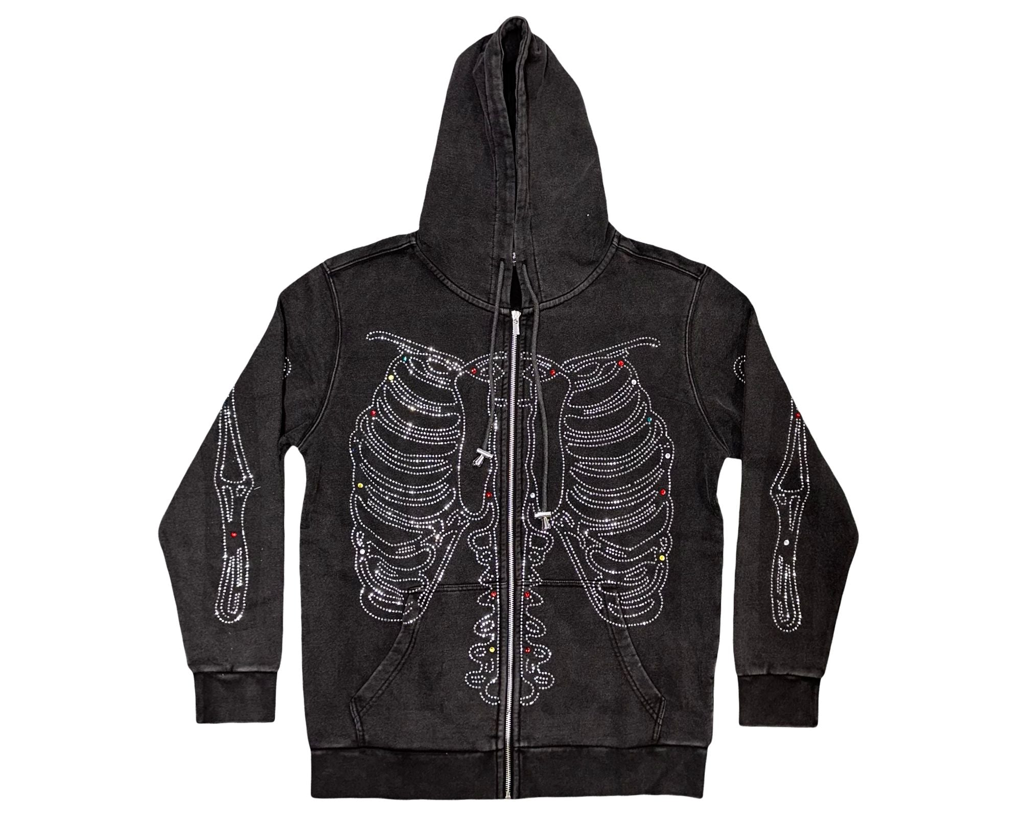 Reelistik Skeleton Diamonds Hoodie Men's - Skeleton Design