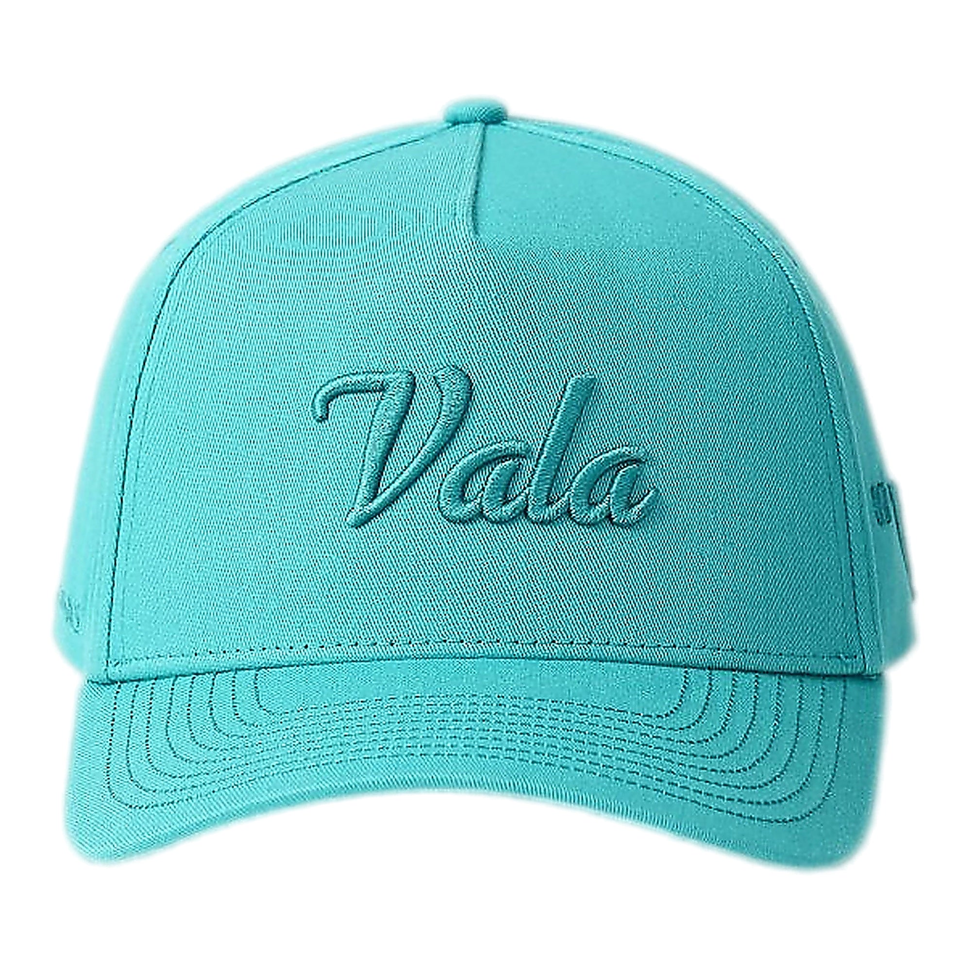 Valabasas Vala Snapback Hat - Curved Brim Turquoise Tonic