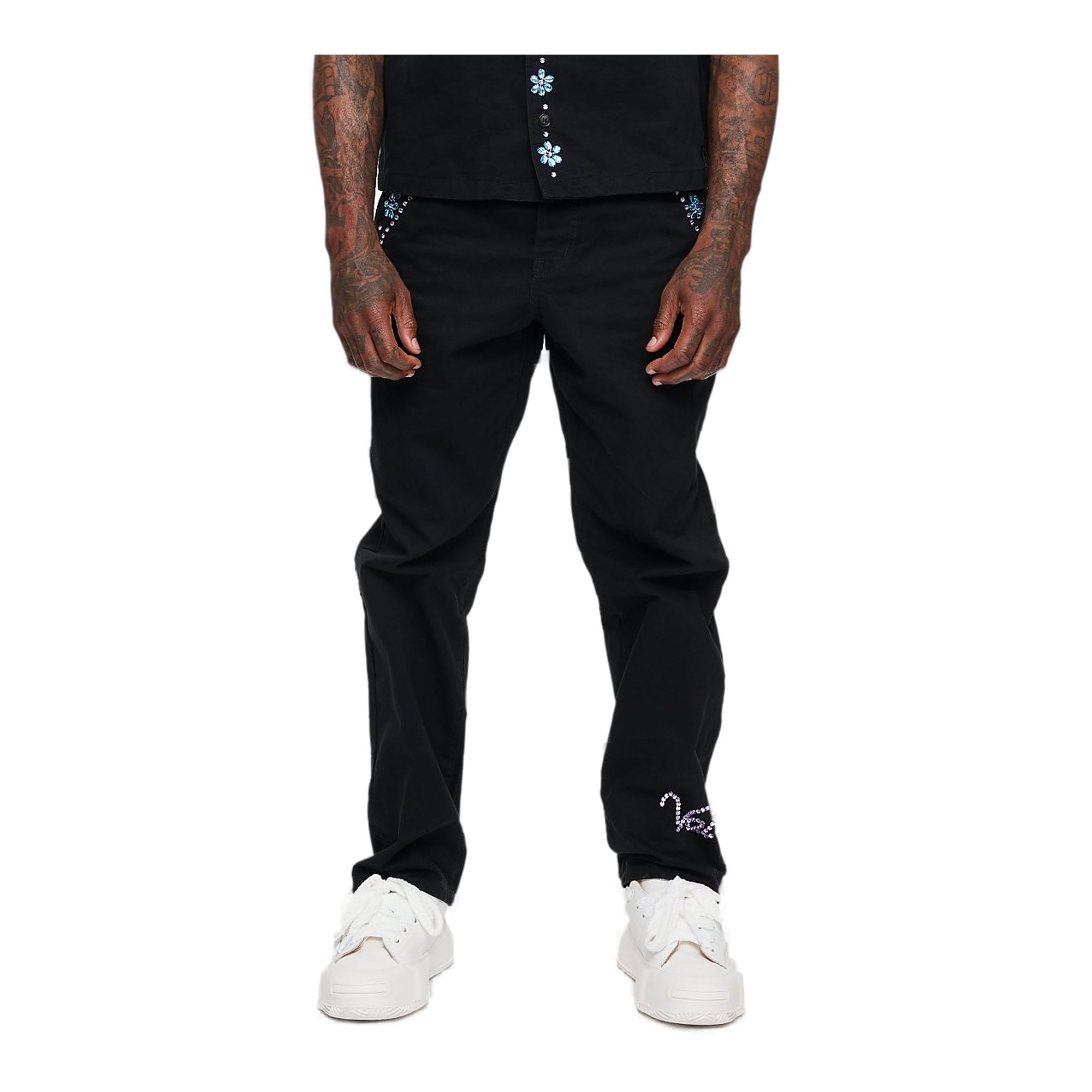 Valabasas "Bloom" Pants - Crystal Accents