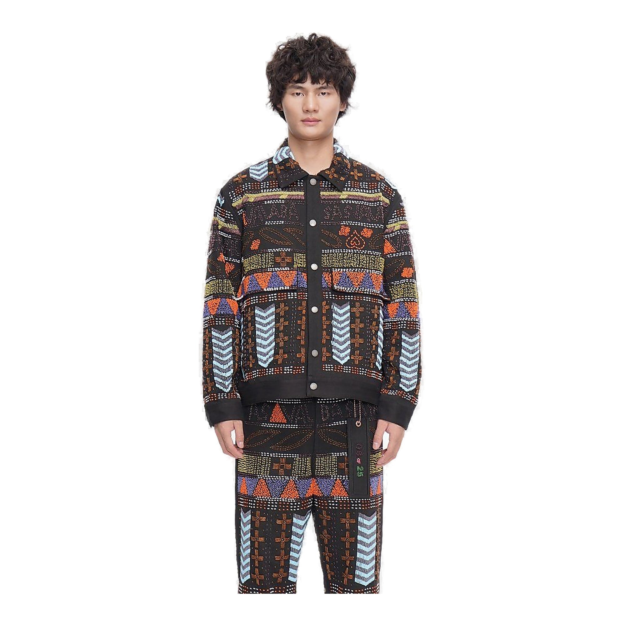 Valabasas Time Hand Beaded Jacket - Patterned