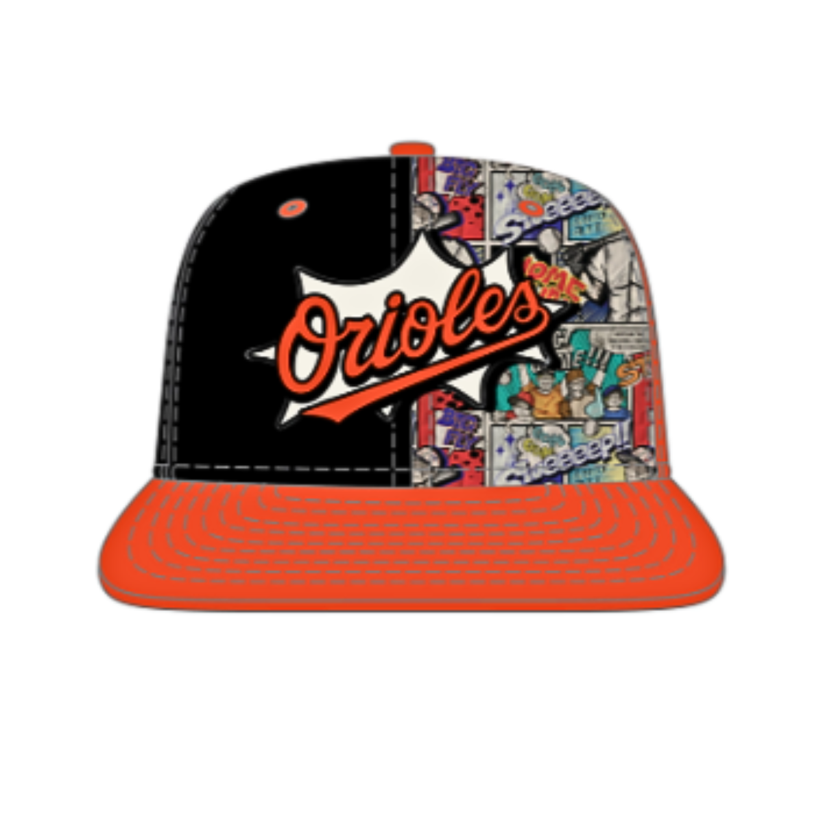 New Era "Balori" Snapback Hat - Comic Pattern
