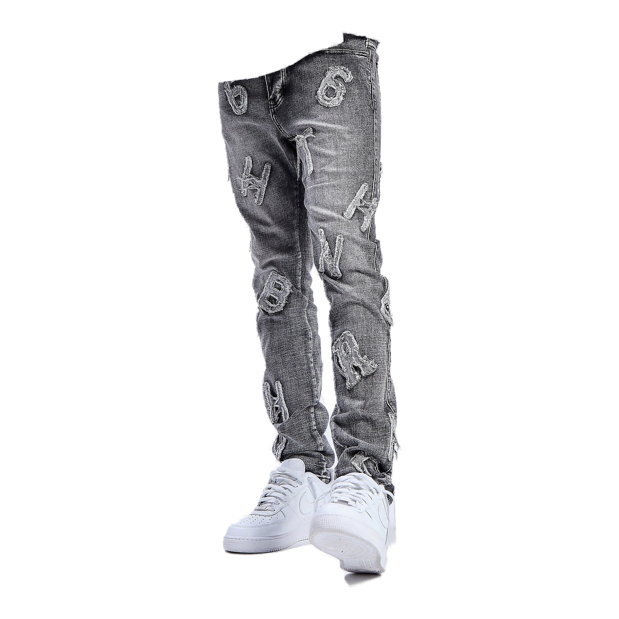 6Th Nbrhd Piece Men's Jeans - Gray