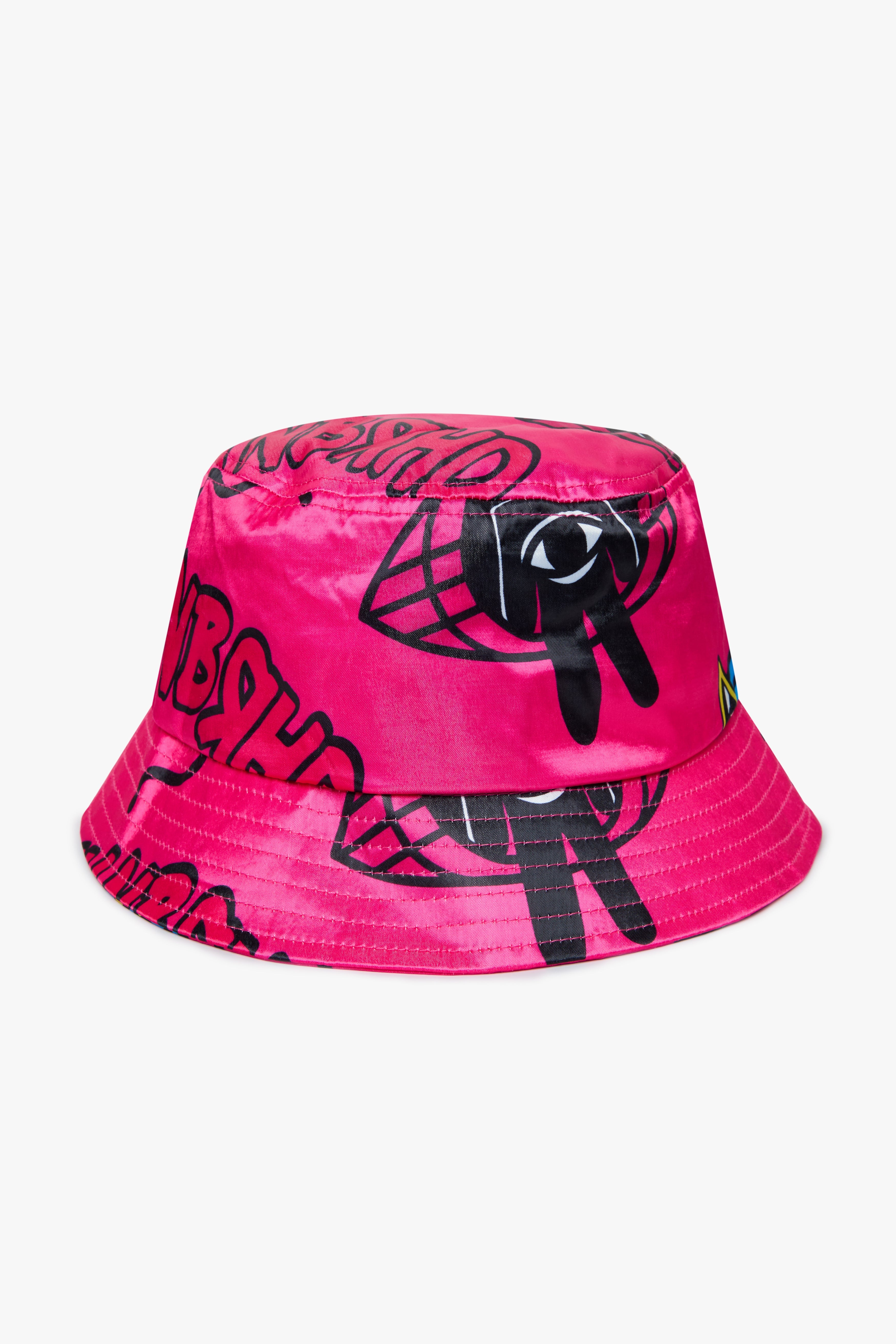 6Th Nbrhd Brush Bucket Hat - Pink
