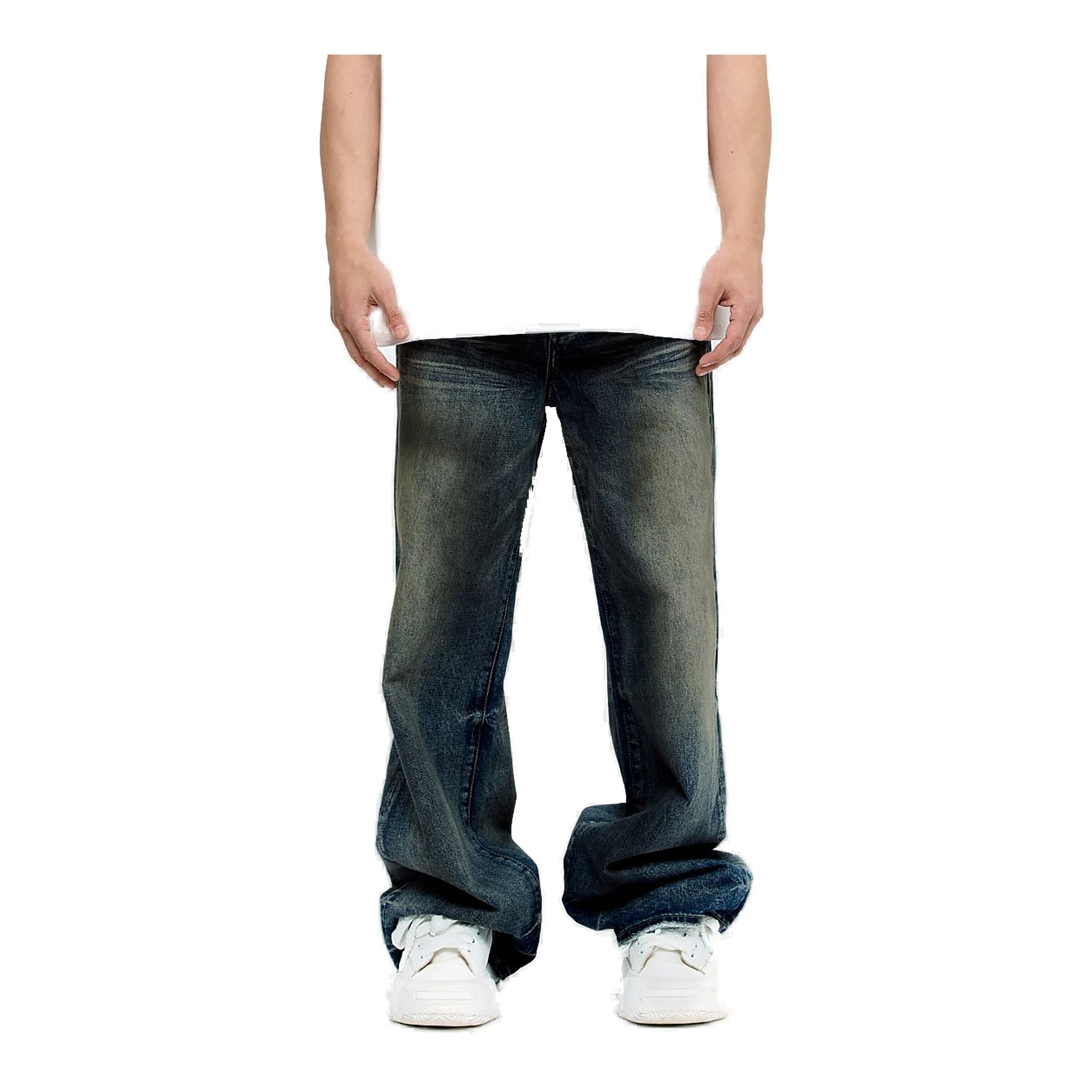 Valabasas Mr. Baggy Dirty Vintage Blue Men's Jeans - Faded Blue