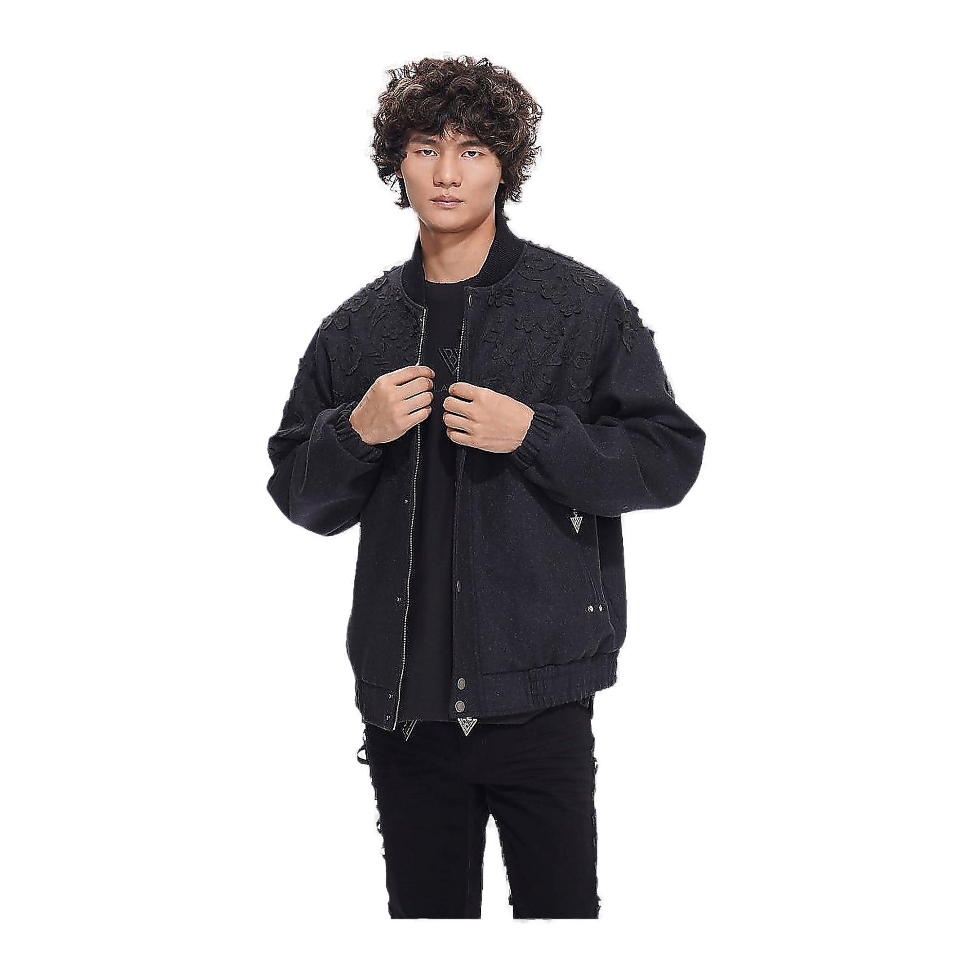 Valabasas Deckhand Jacket - Textured Fabric Black