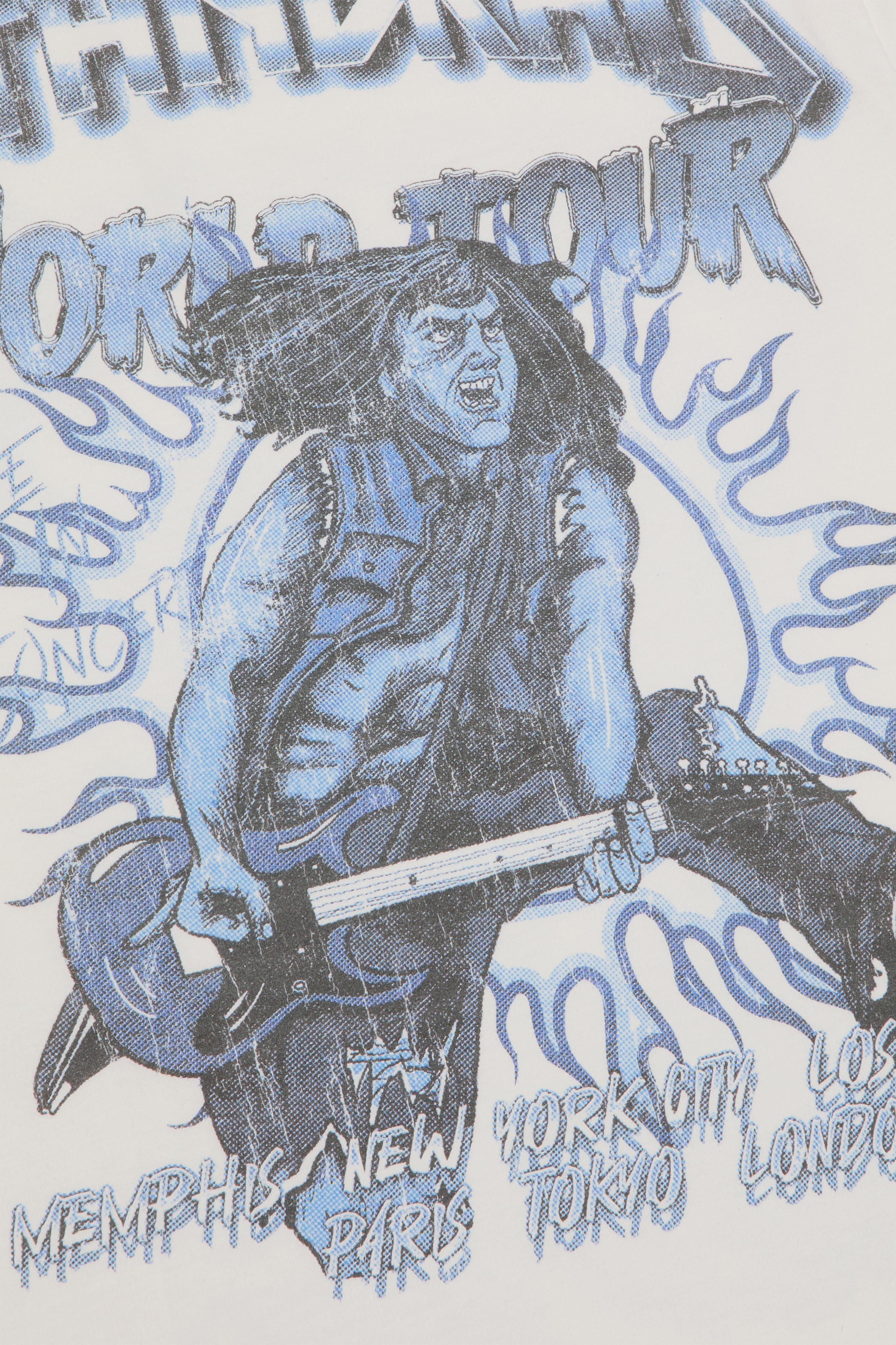 6Th Nbrhd Heavy Metal Men's T-Shirt - White