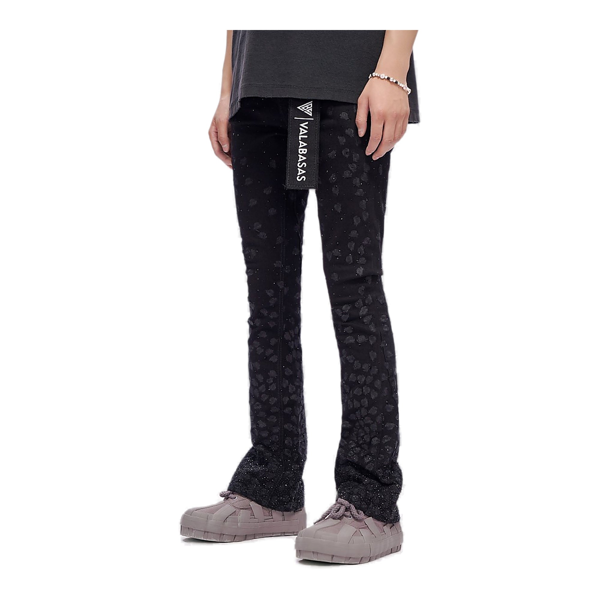 Valabasas Leopard Jeans - Stacked