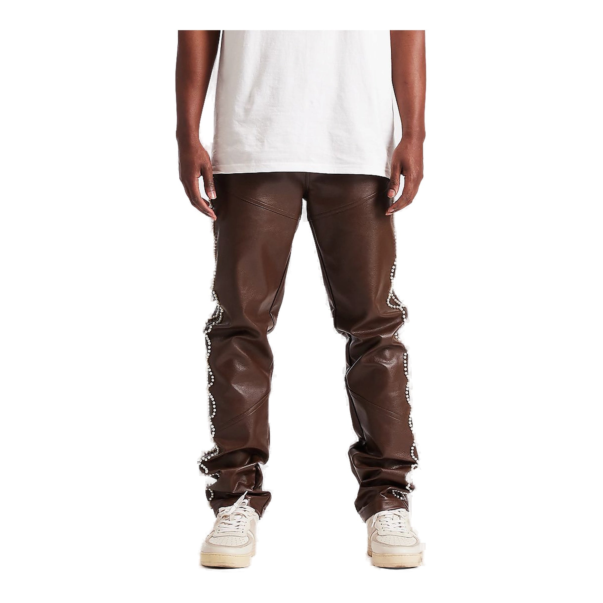 Embellish Crux Wax Pant Men's Trousers - Brown