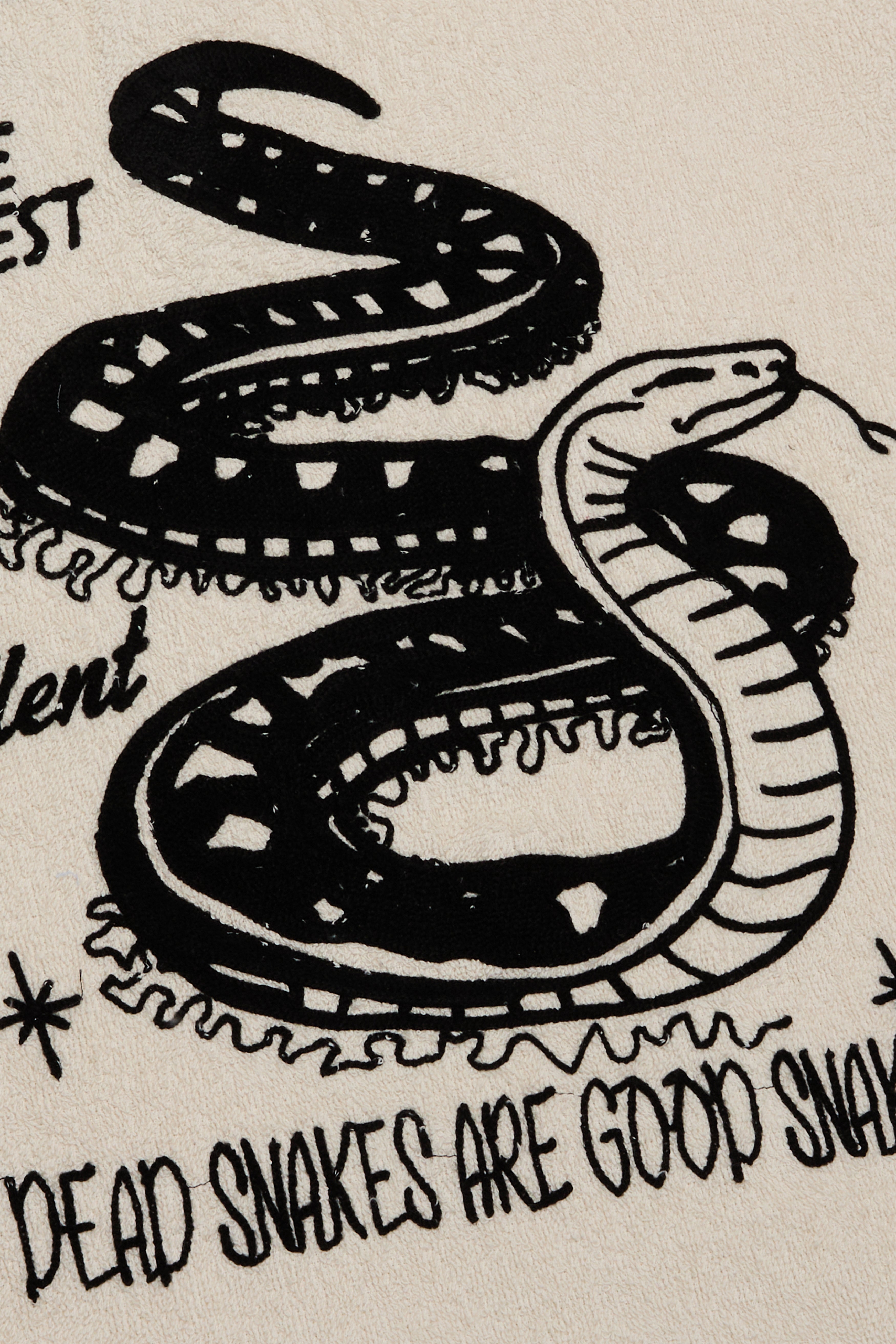 6Th Nbrhd Dead Snakes Men's Polo Shirt - Beige