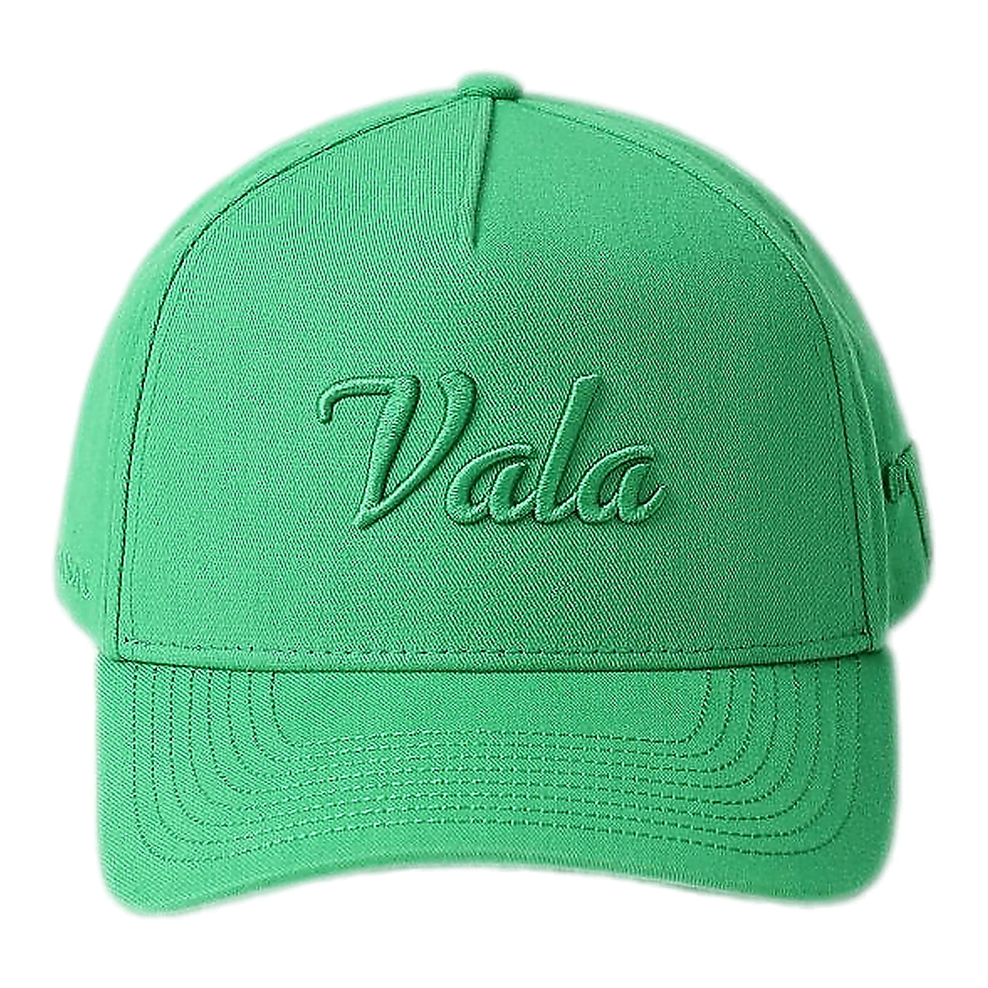Valabasas Vala Script Snapback Hat - Structured Vivid Green