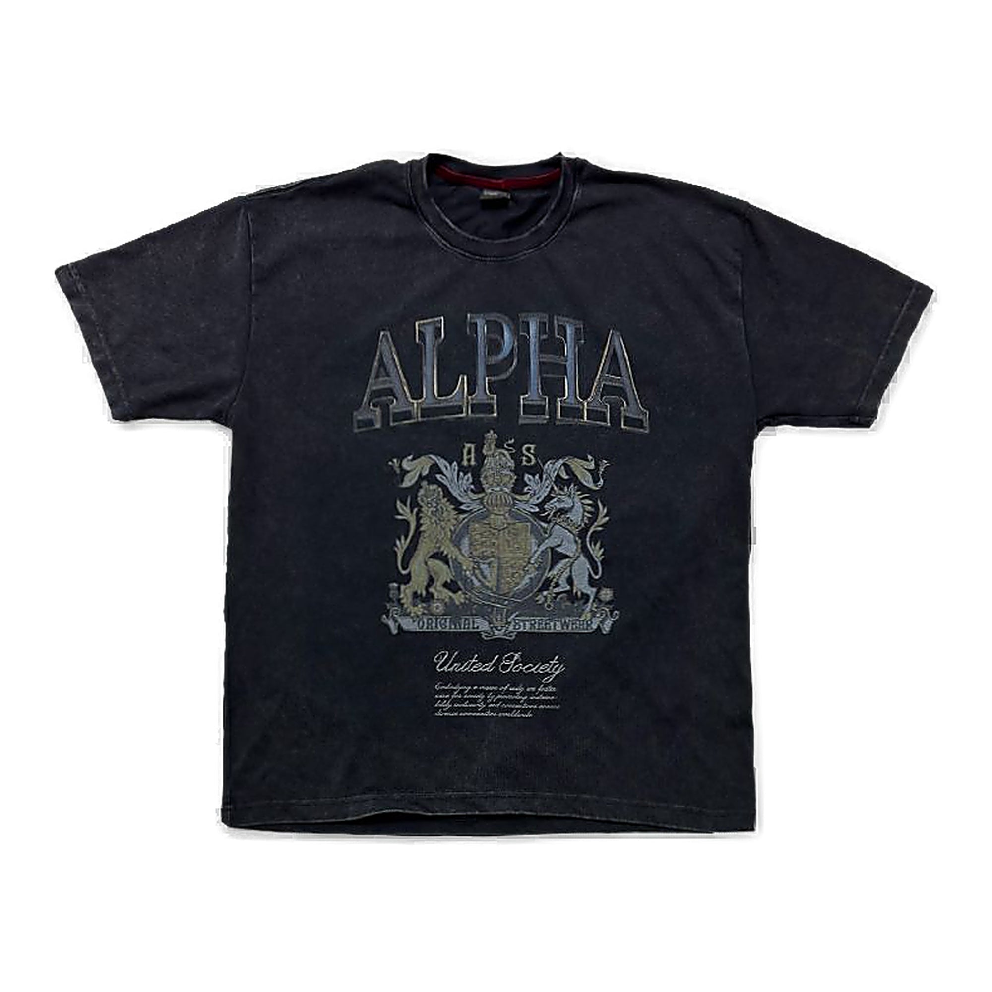 Alpha Style Crest T-Shirt - Heavyweight