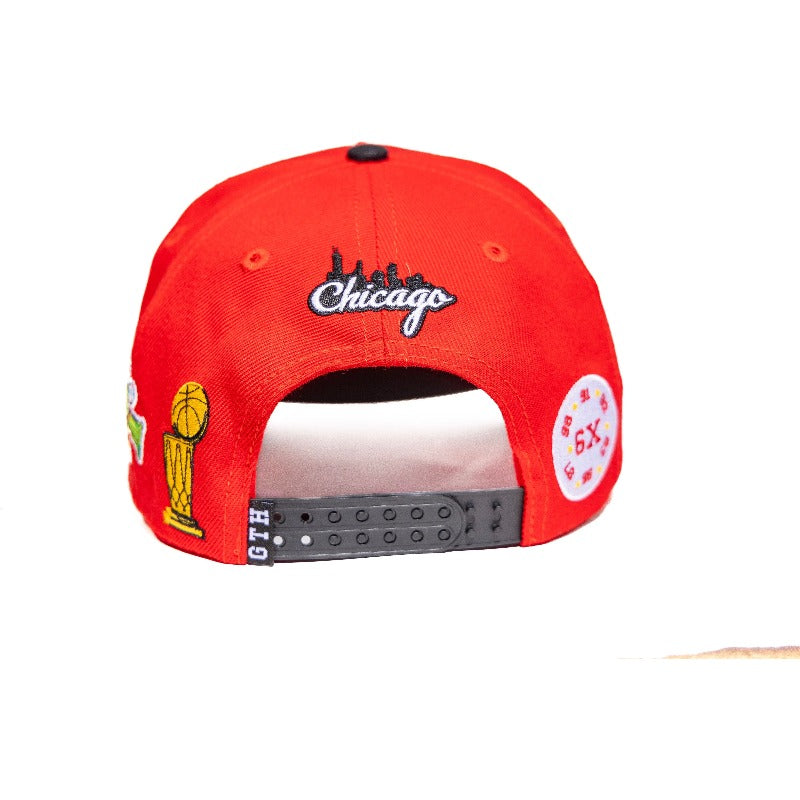 Gth "Chicago Splash Snapback" Hat - Embroidered