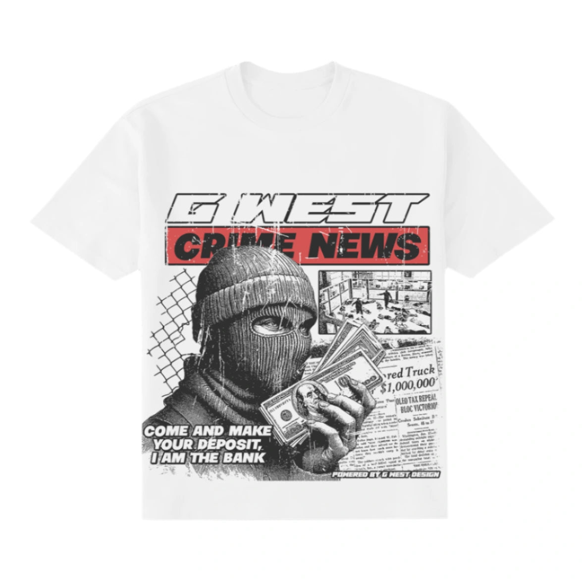 G-West "Shady Streets" T-Shirt - White