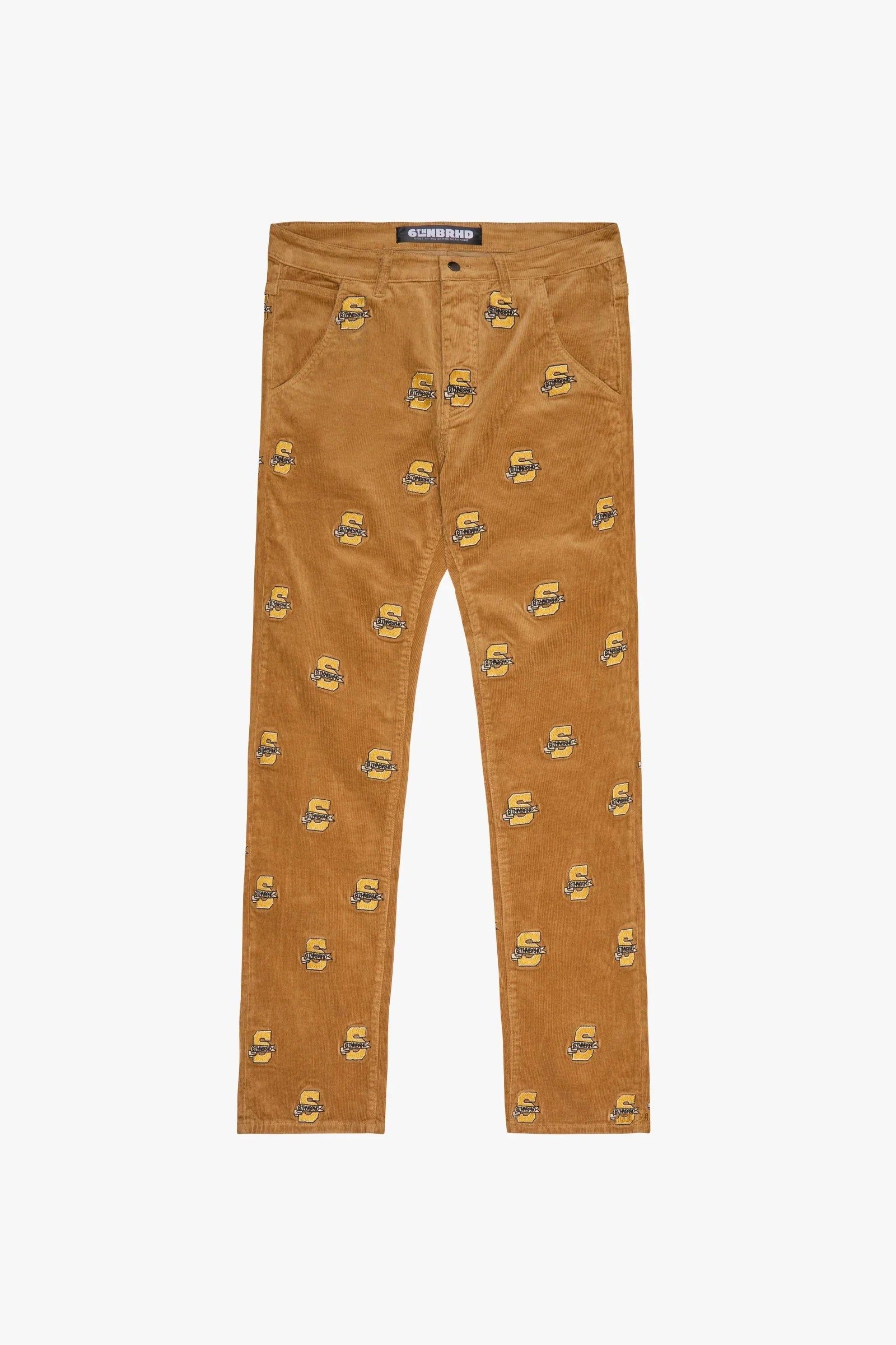 6Thneighborhood Car Motif Pants - Relaxed Fit