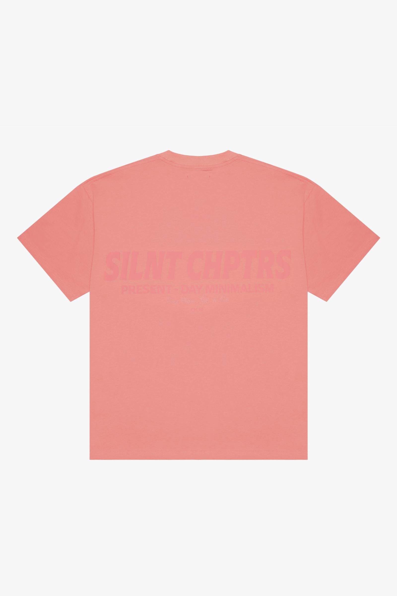 Silnt Chptrs "Present-Day" T-Shirt - Coral Color