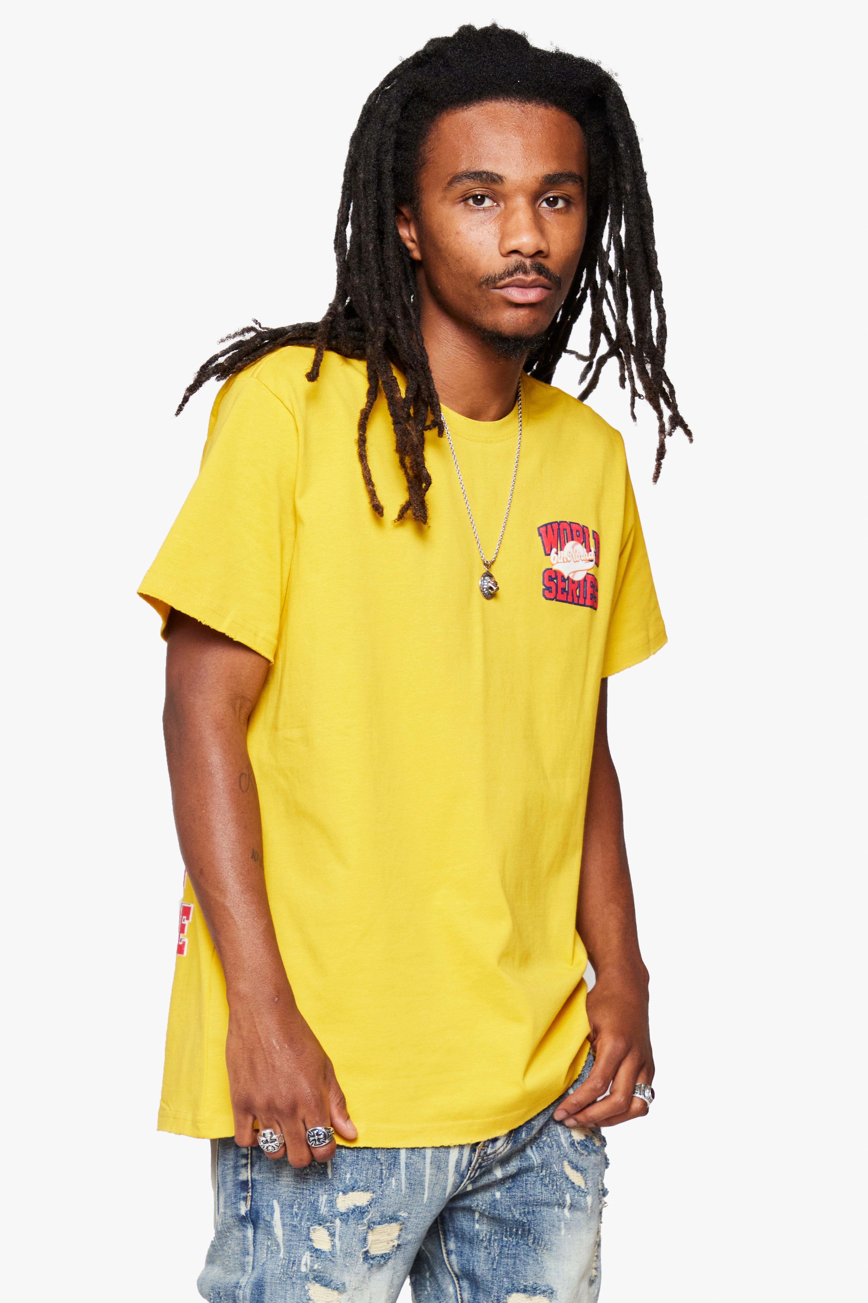 6Th Nbrhd Homerun Men's T-Shirt - Yellow