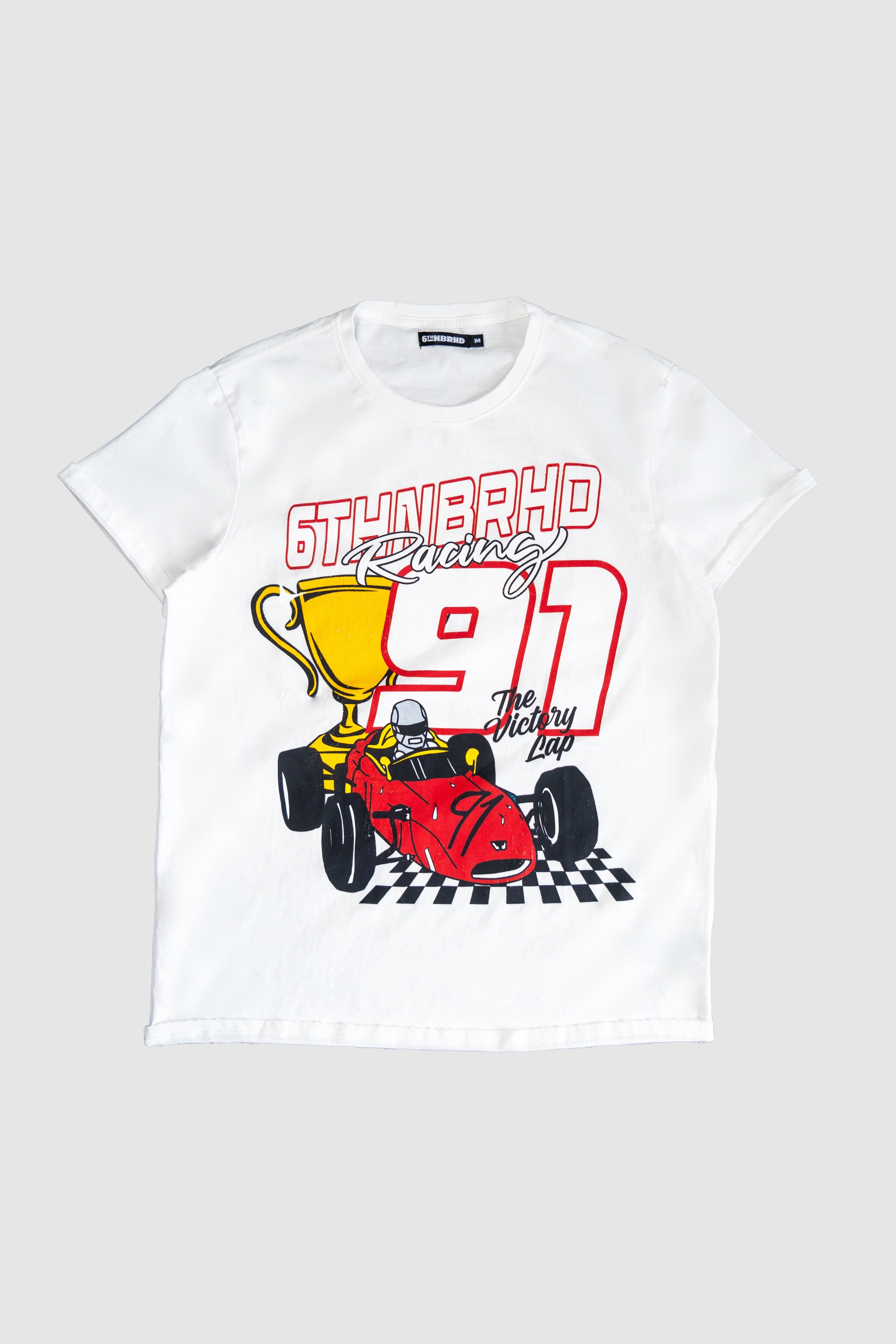 6Th Nbrhd Driven Men's T-Shirt - White