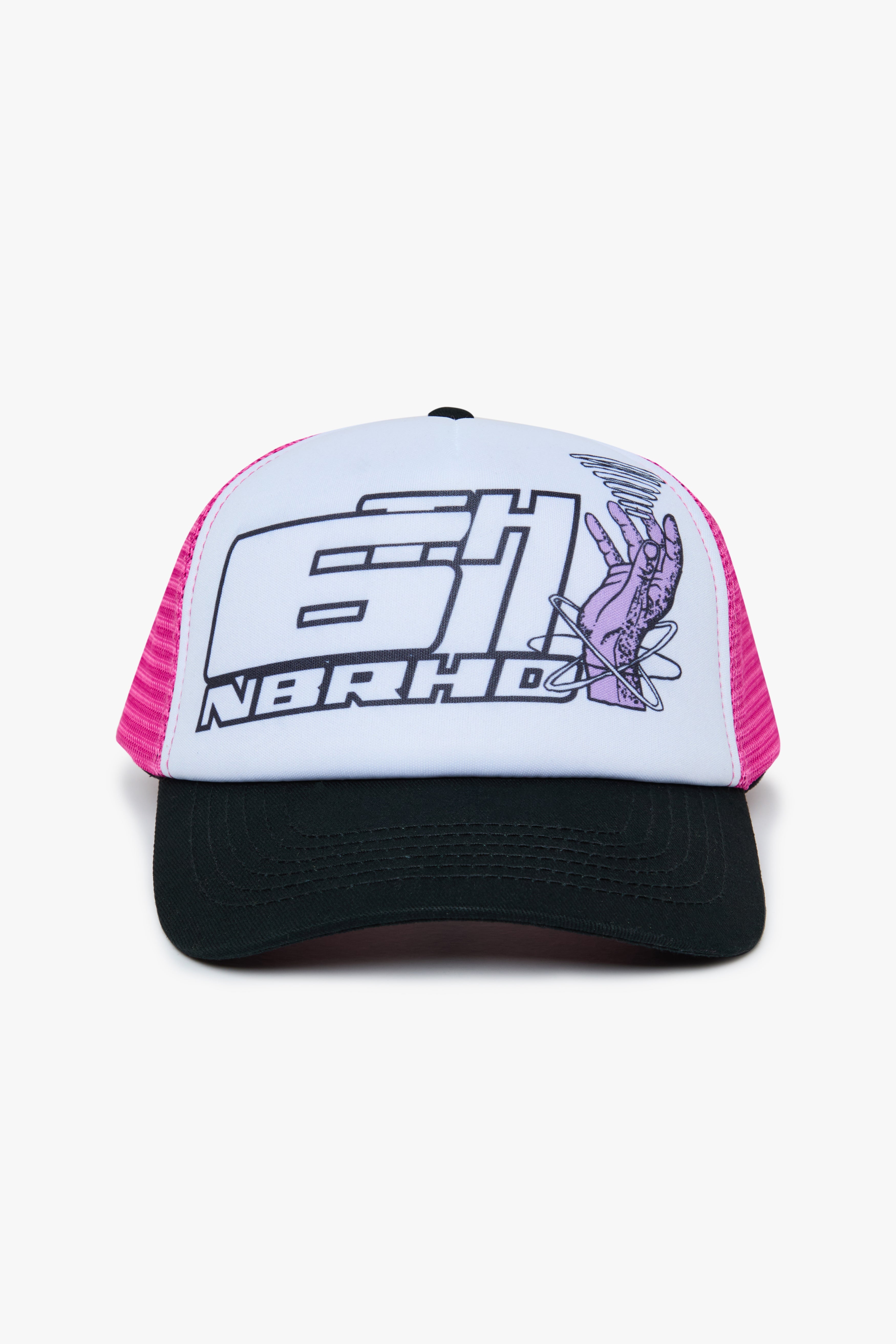 6Th Nbrhd Testing Trucker Hat - Pink