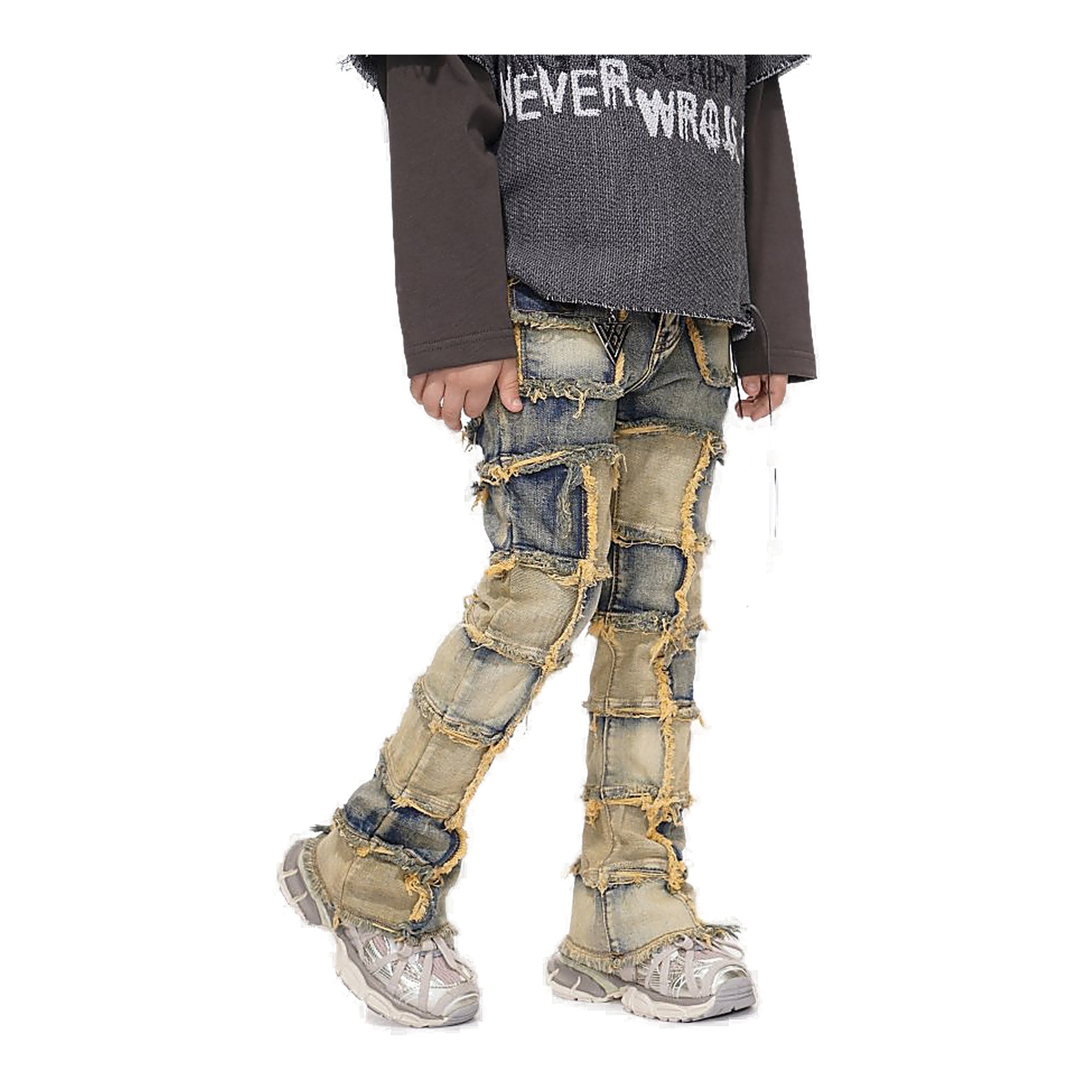 Valabasas Patchwork Youth Jeans - Stacked Fit