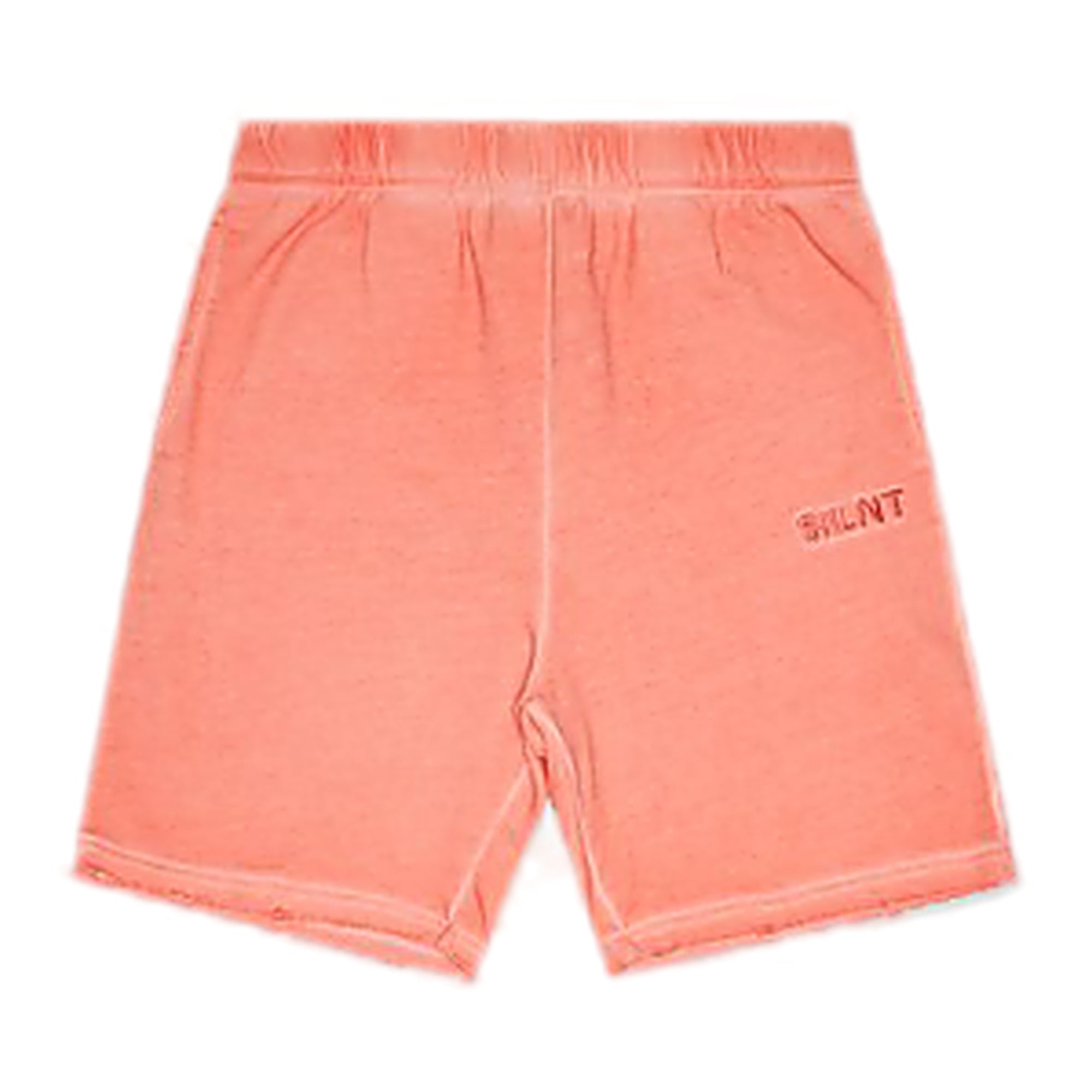 Silnt Chptrs Logo Shorts - Raw Hem Navy