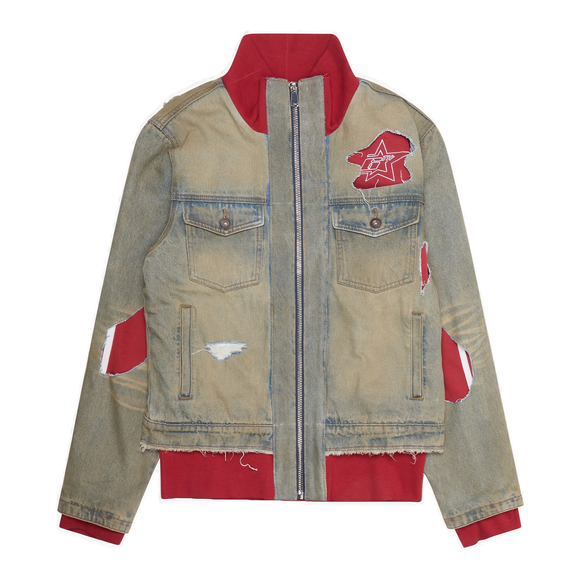 6Th Nbrhd Stripes Men's Jacket - Blue