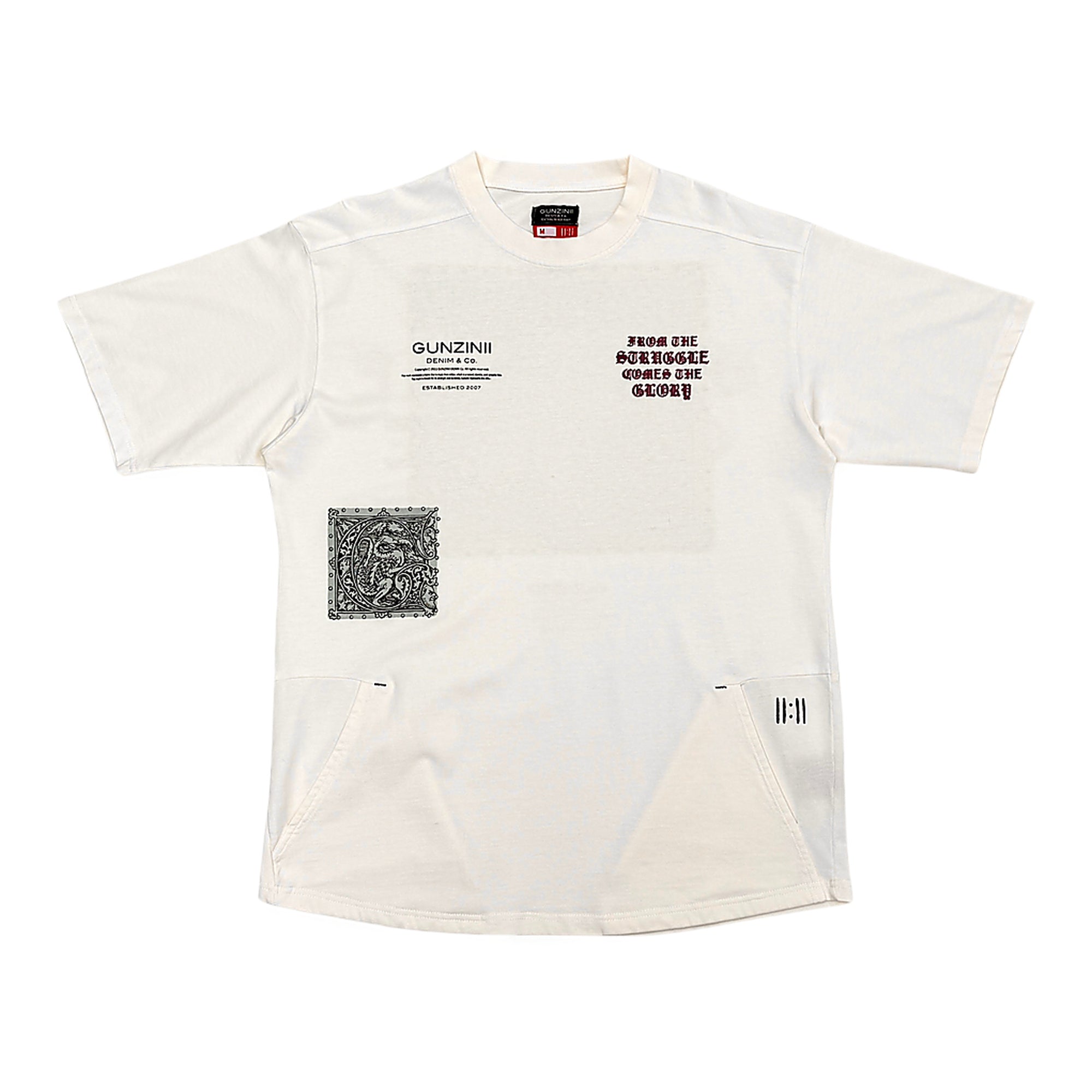 Gunzinii Studded Graphic T-Shirt - Relaxed Fit