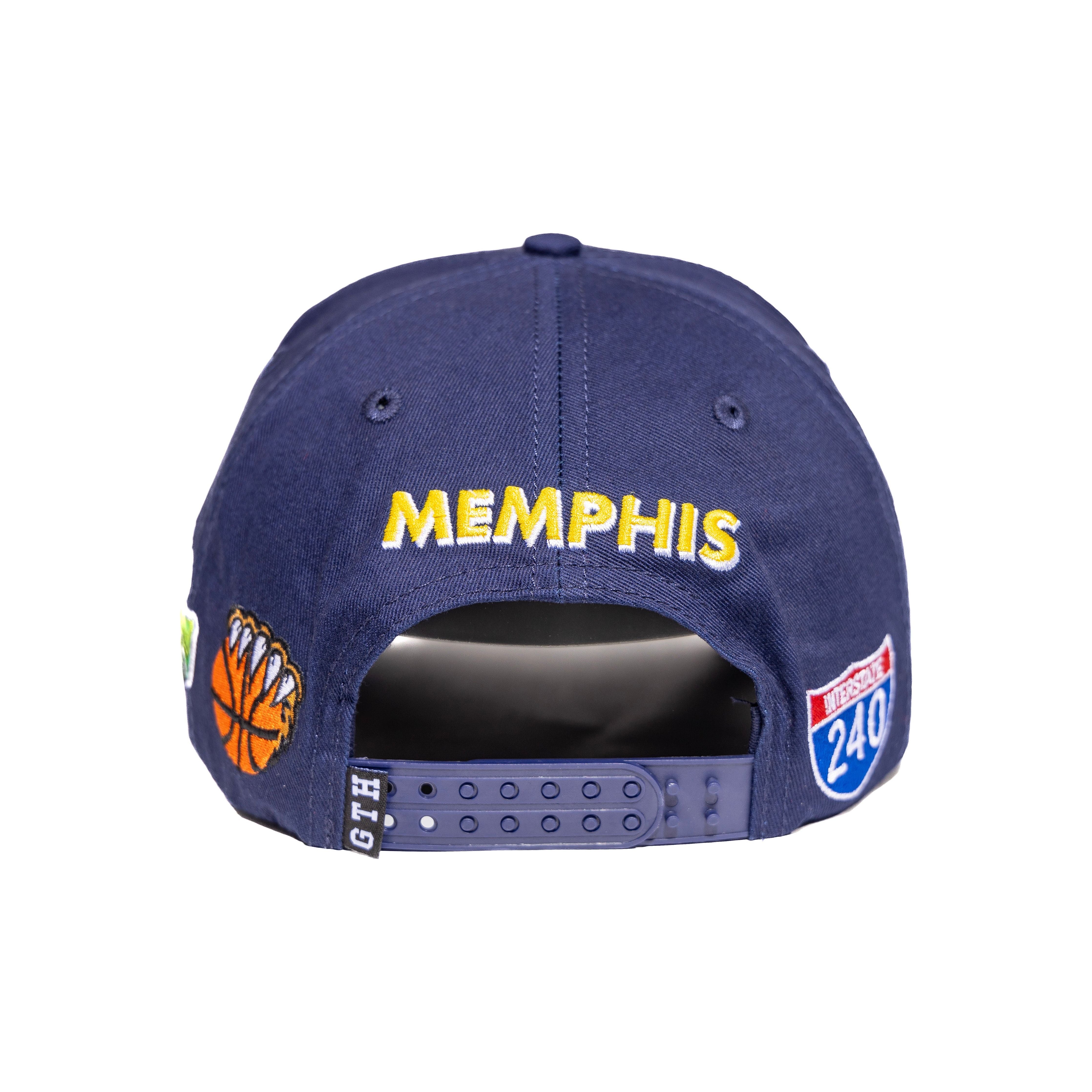 Gth "Memphis We Don't Bluff Snapback" Hat - Embroidered