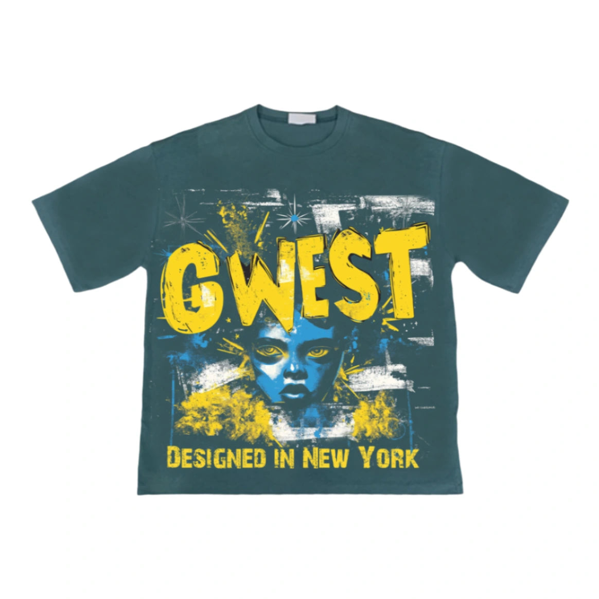 G-West "Future Faded" T-Shirt - Teal