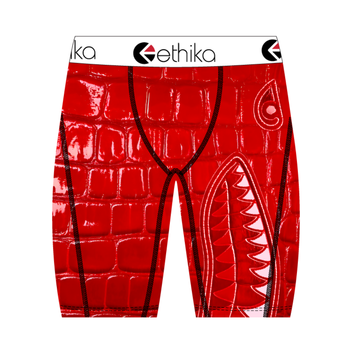 Ethika "Bmr Gator Bites" Underwear - Red