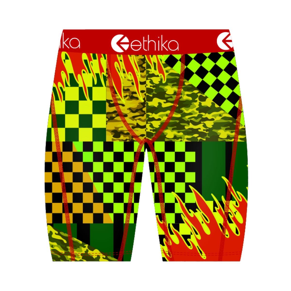 Ethika "Prepare For War" Underwear - Checkered Pattern