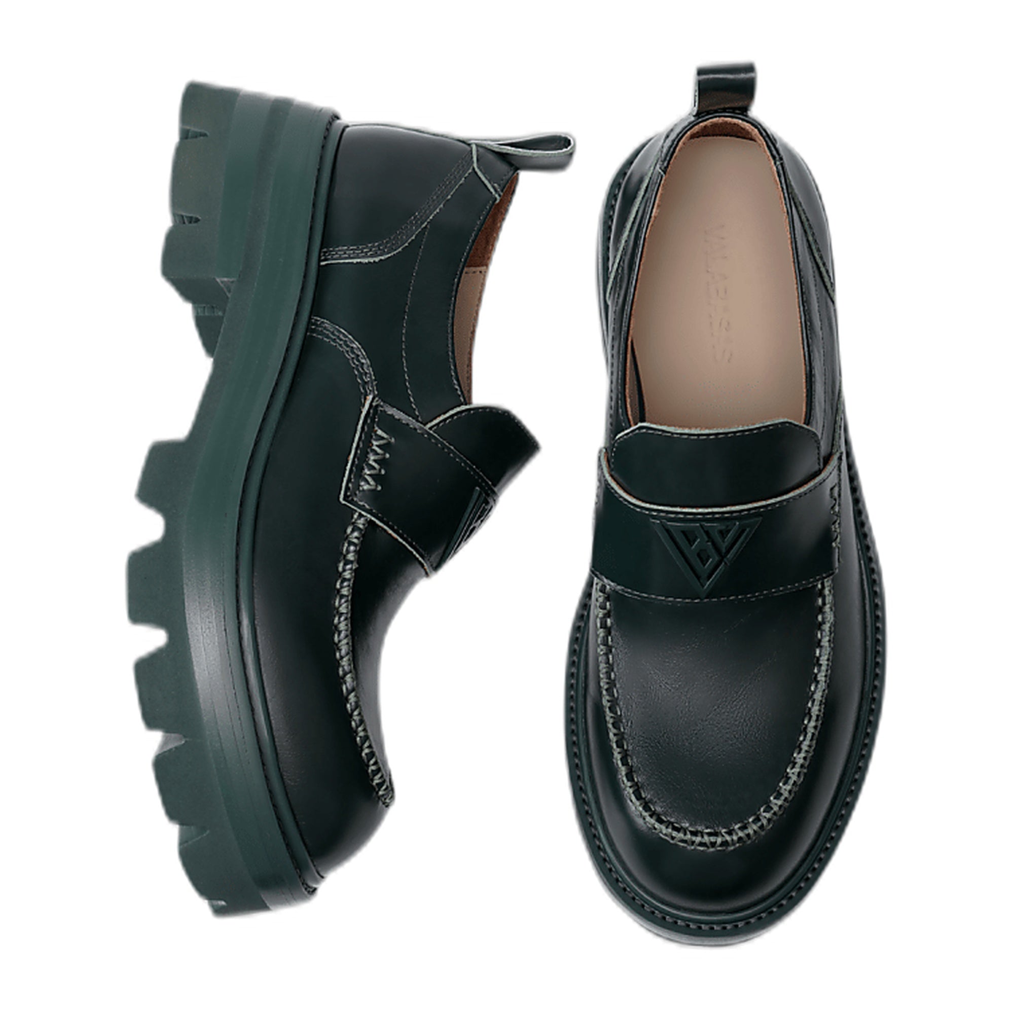 Valabasas Reigi Loafer Men's Shoes - Dark Green