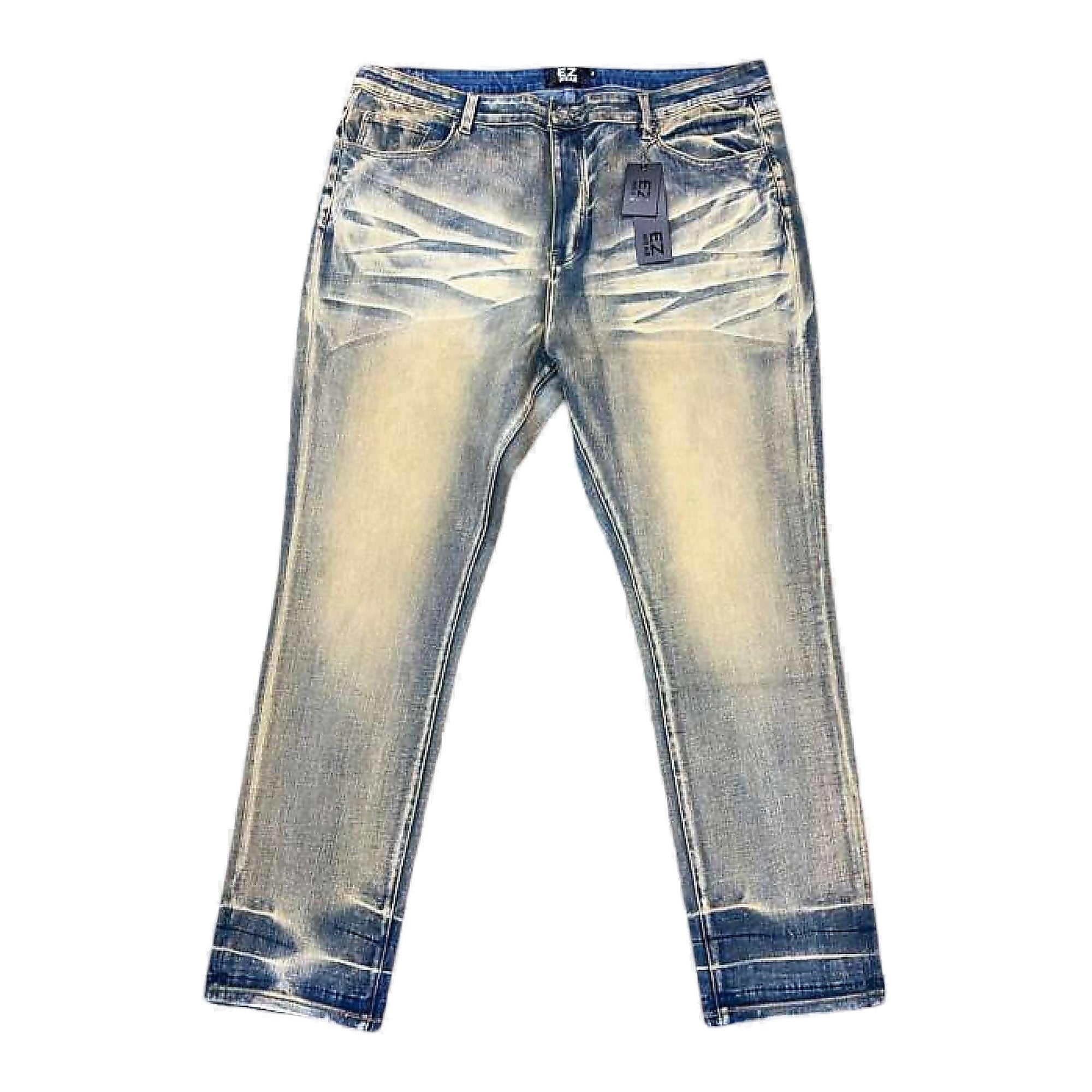 Ez-Wear Big Men's Jeans - Faded Wash