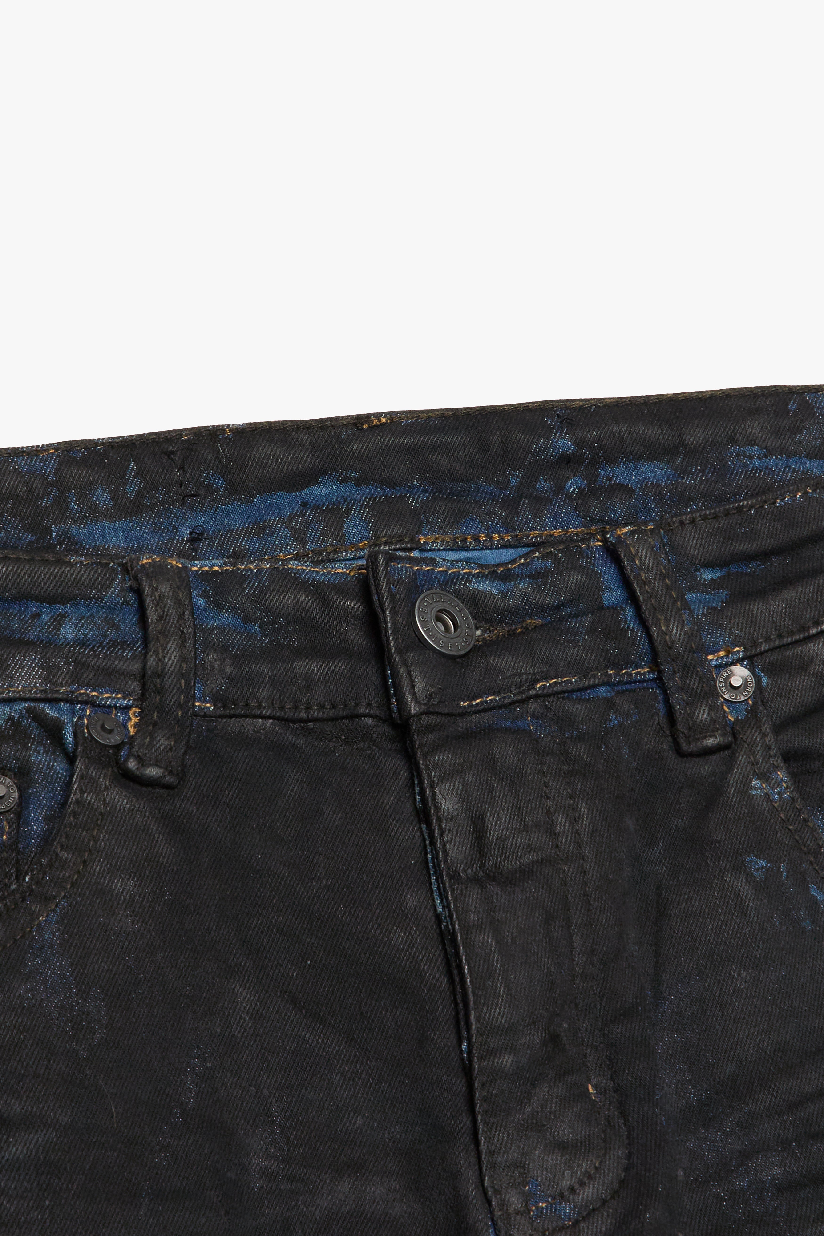 6Th Nbrhd Slick Men's Jeans - Black