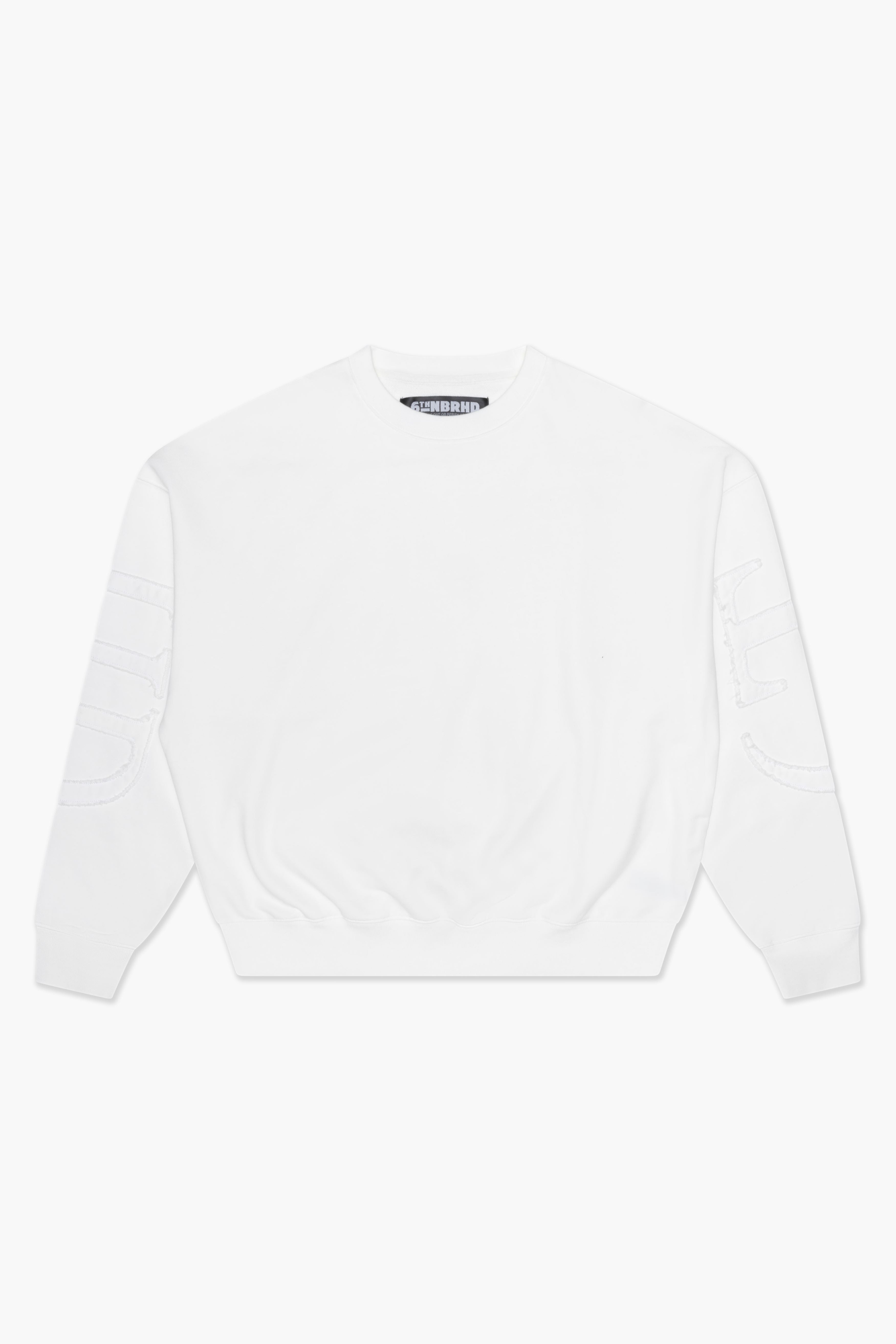 6Th Nbrhd Statement Men's Sweatshirt - White