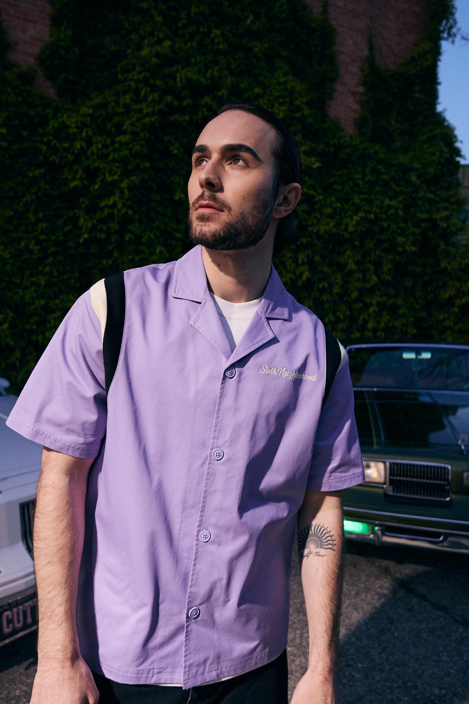 6Th Nbrhd Shoulder Stripe Shirt - Boxy Fit