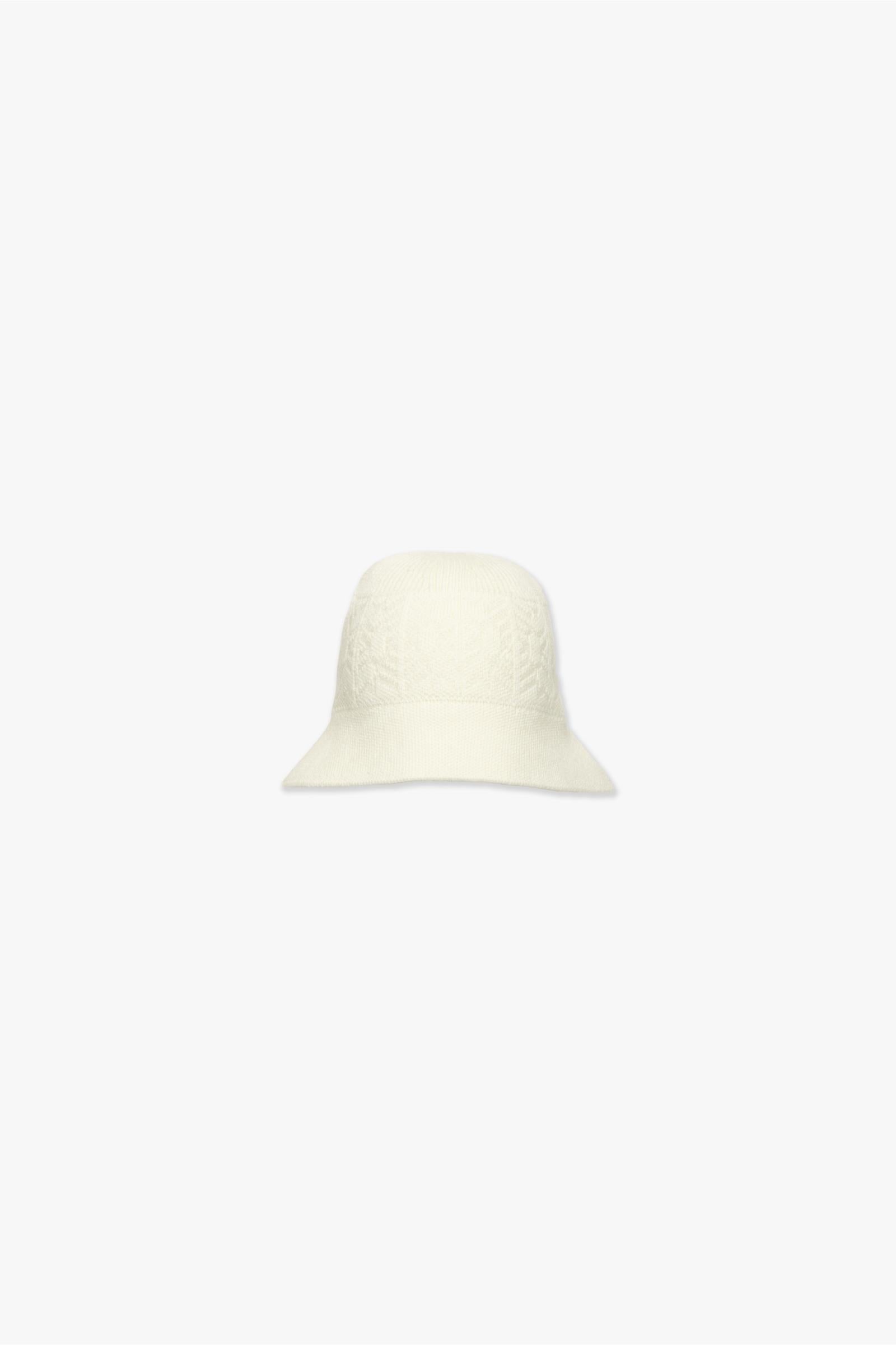 6Th Nbrhd Tiki Bucket Hat - White