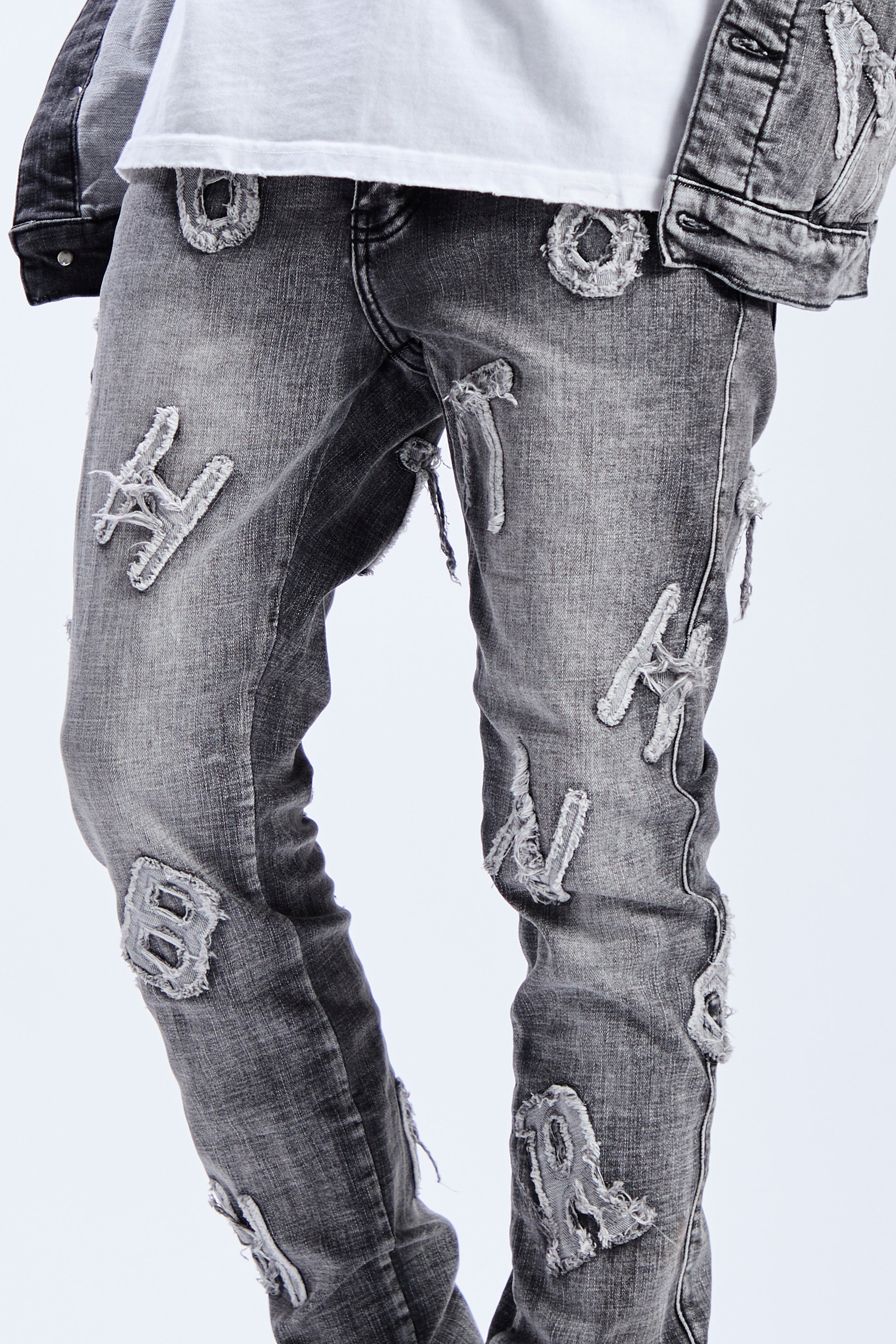 6Th Nbrhd Piece Men's Jeans - Gray
