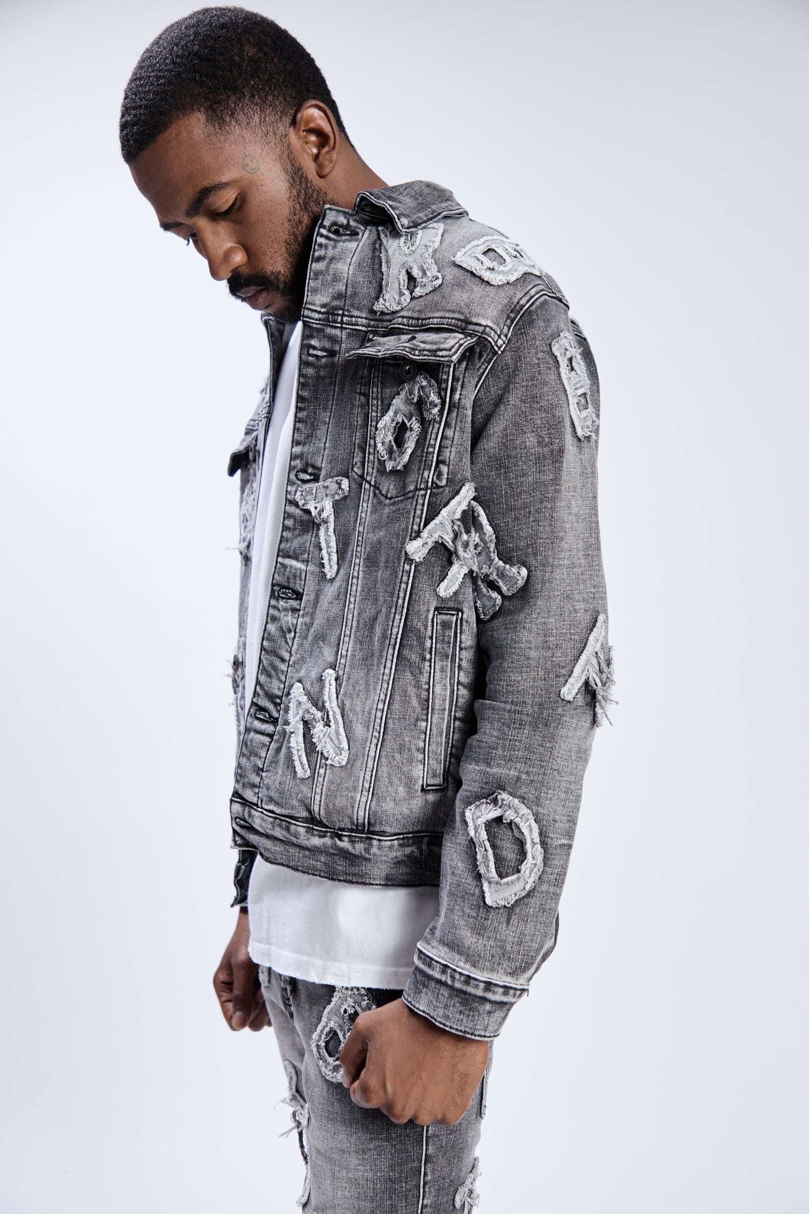 6Th Nbrhd Puzzle Men's Trucker Jacket