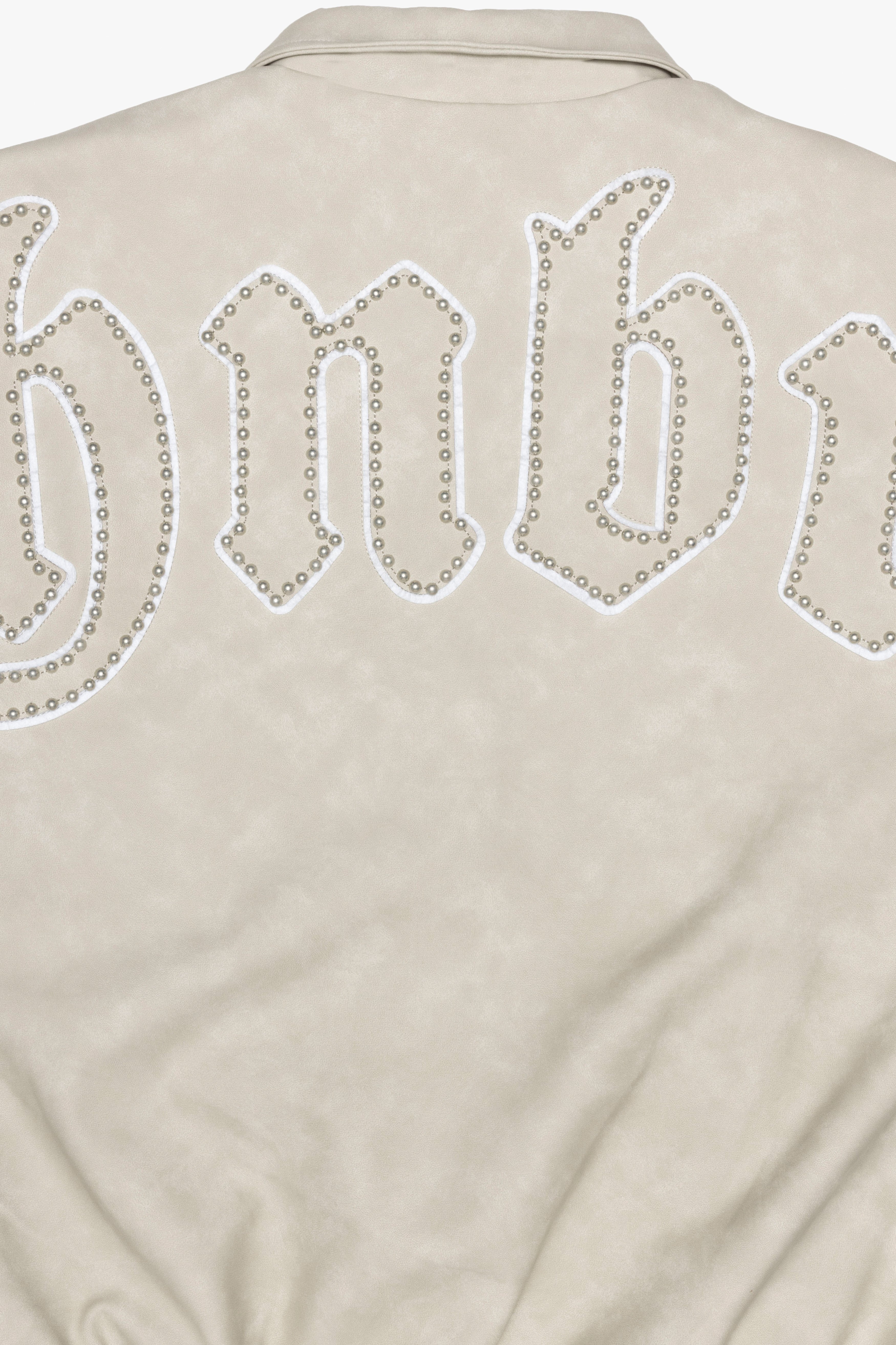 6Th Nbrhd Star Studded Men's Jacket - Beige