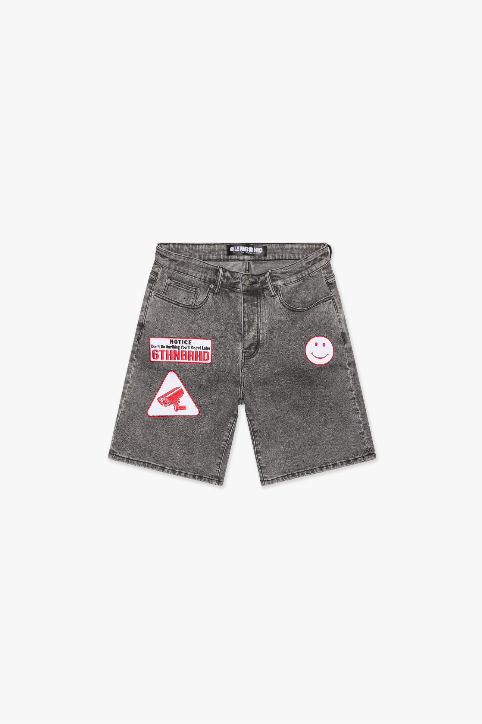 6Th Nbrhd Surveillance Shorts Men - Gray