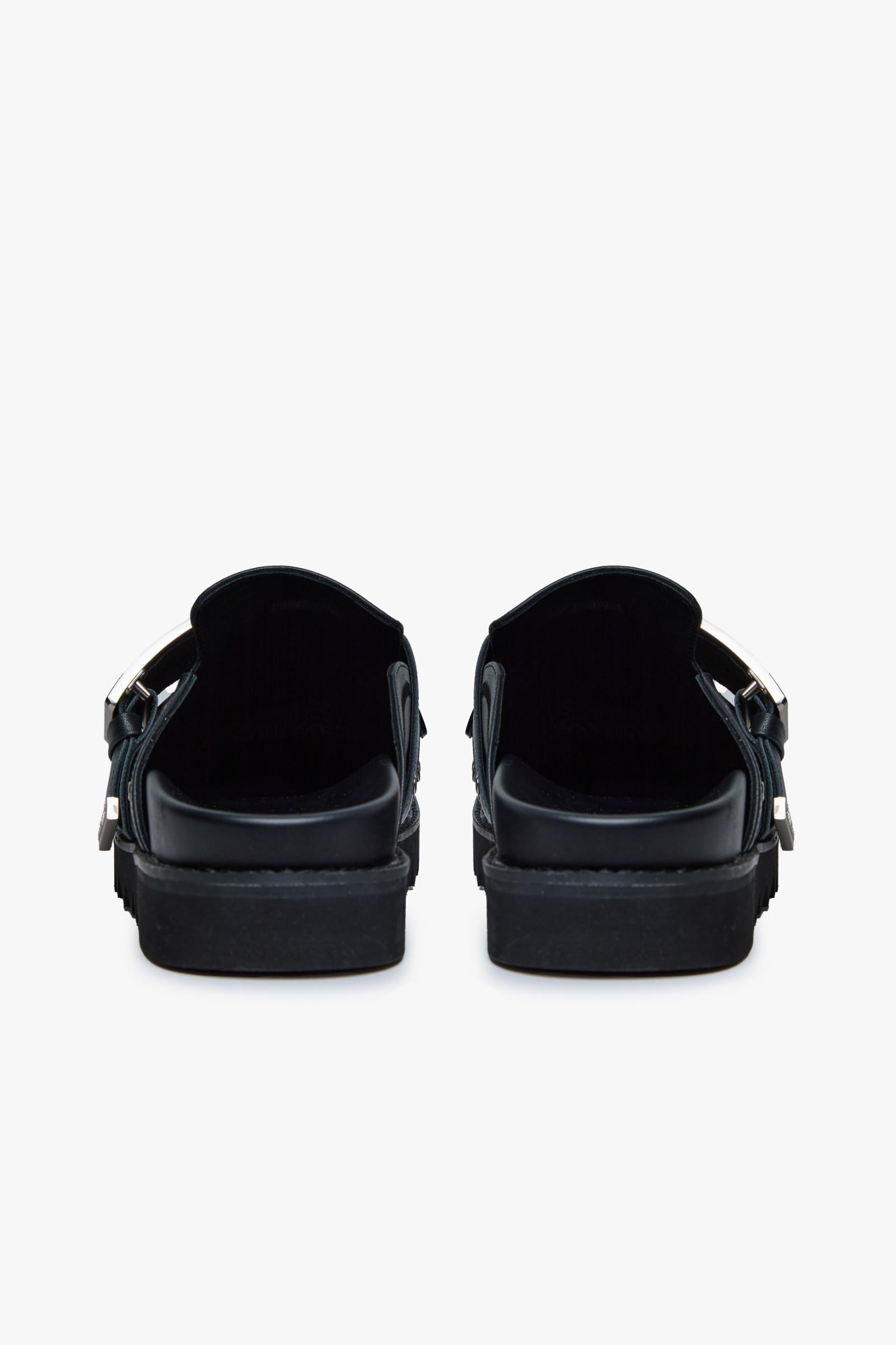 6Th Nbrhd Skip Leather Mule Slides