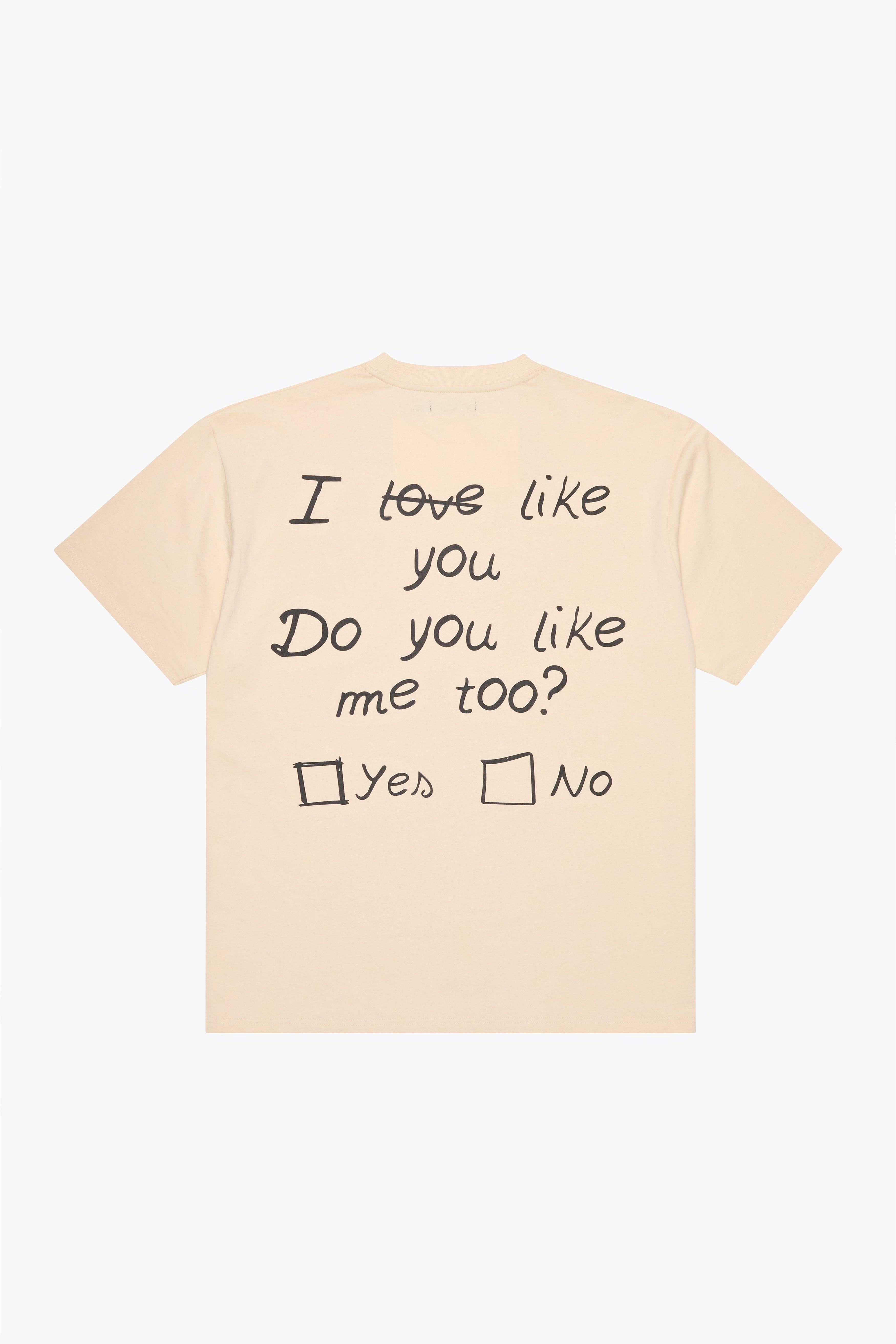 6Th Nbrhd Yes/No Men's T-Shirt - Beige