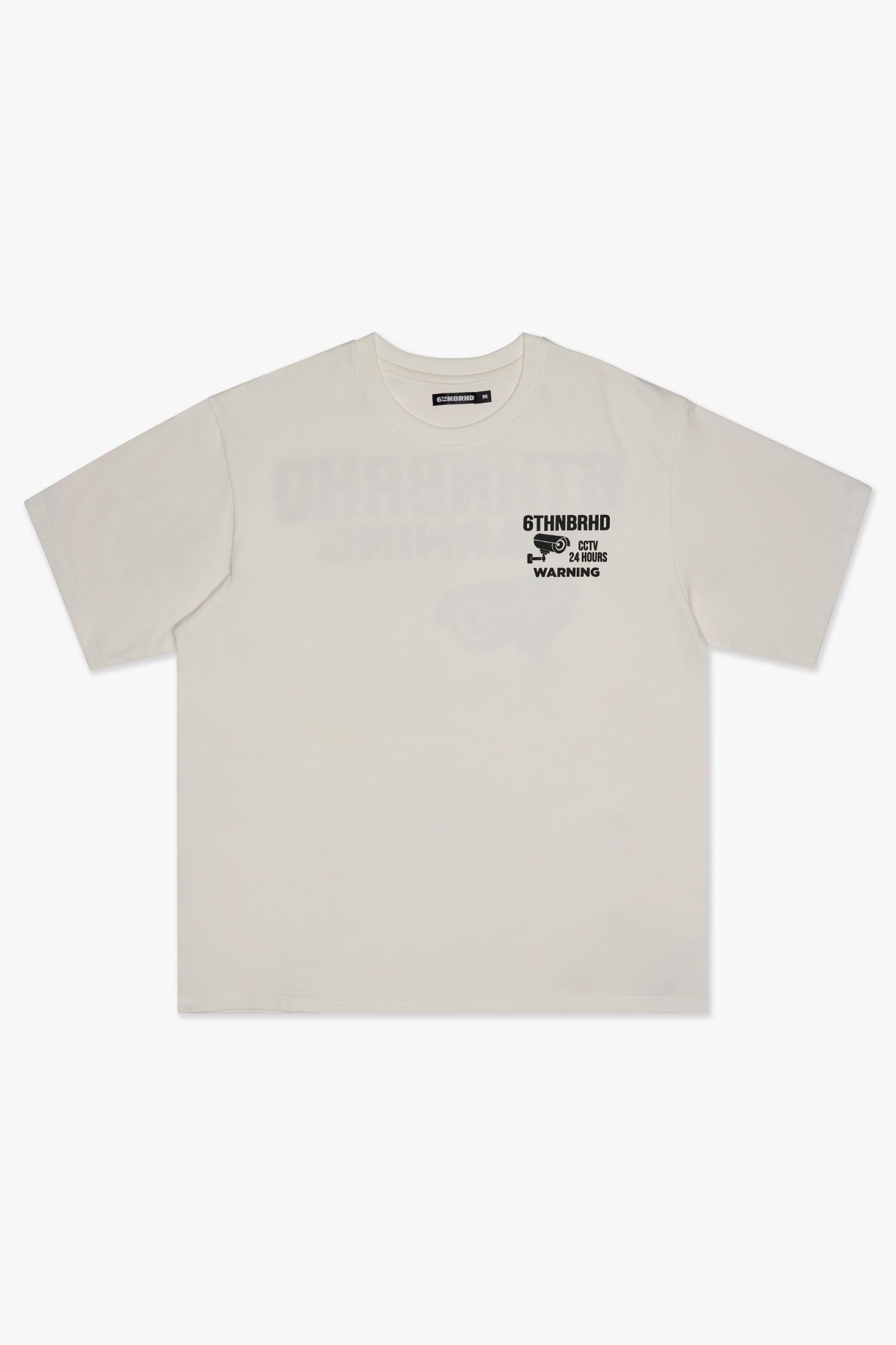 6Th Nbrhd Warning Tee Men's T-Shirt - Beige