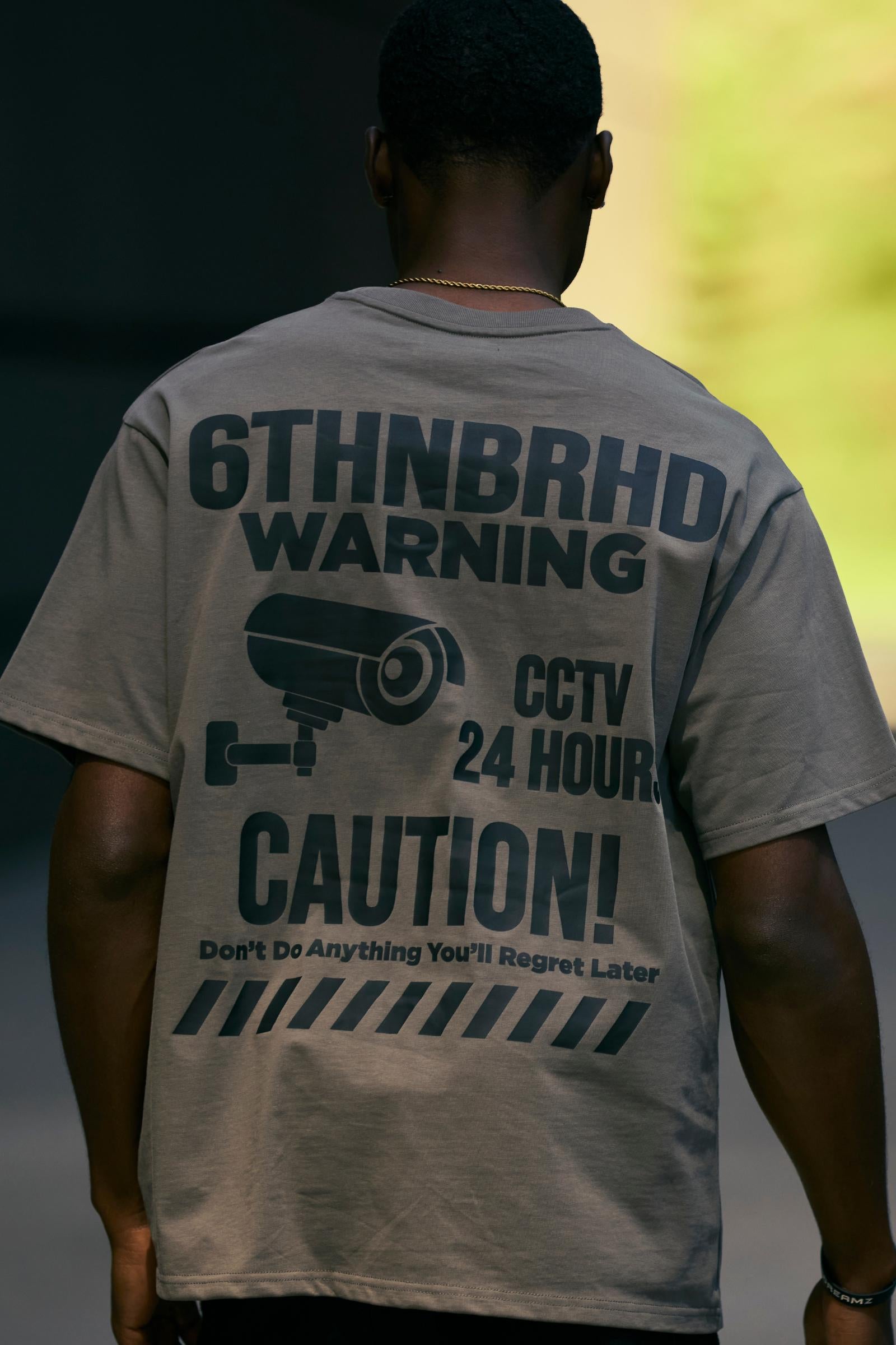 6Th Nbrhd Warning Tee Men's T-Shirt