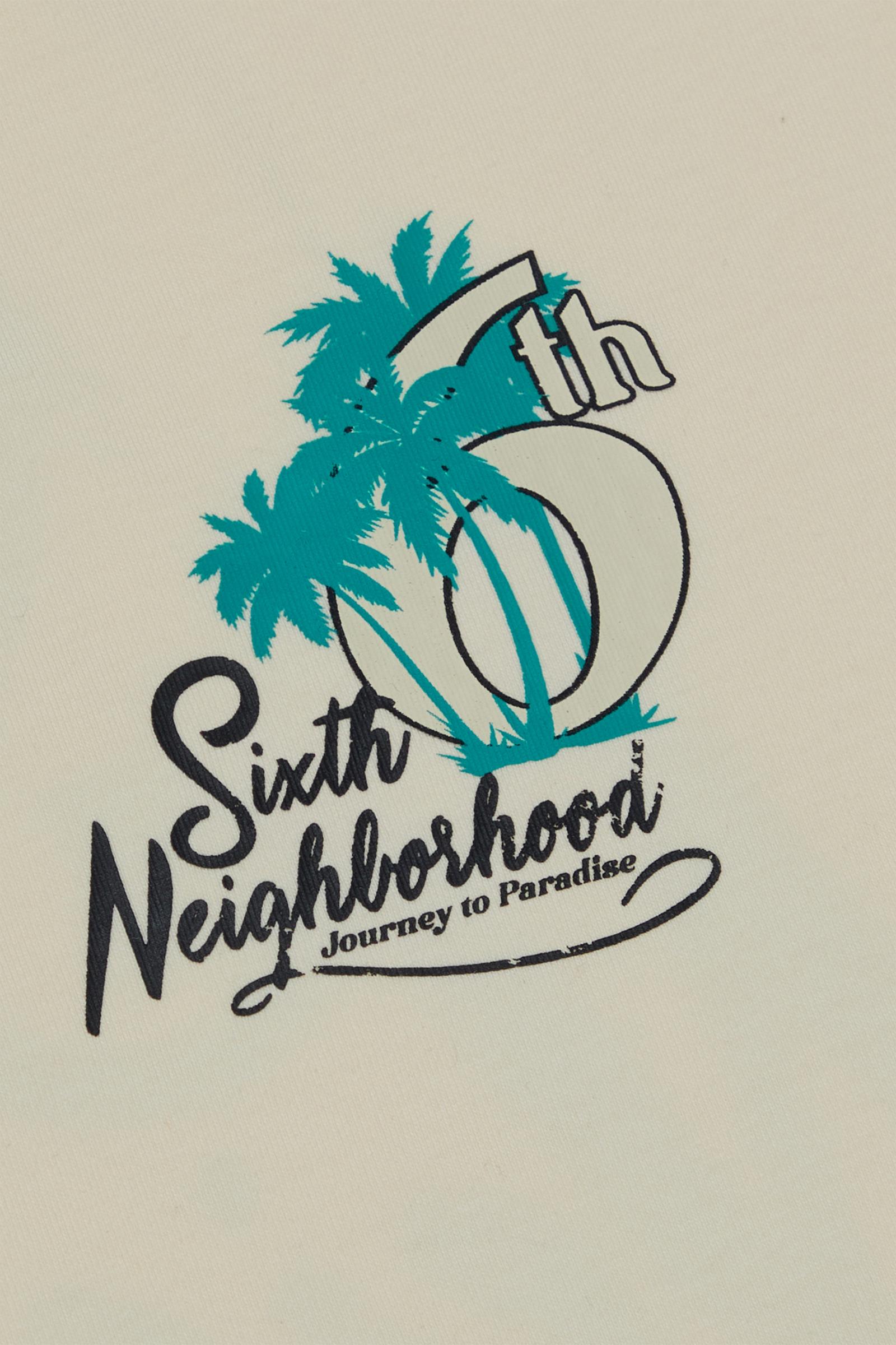 6Th Nbrhd Paradise Men's T-Shirt - Beige
