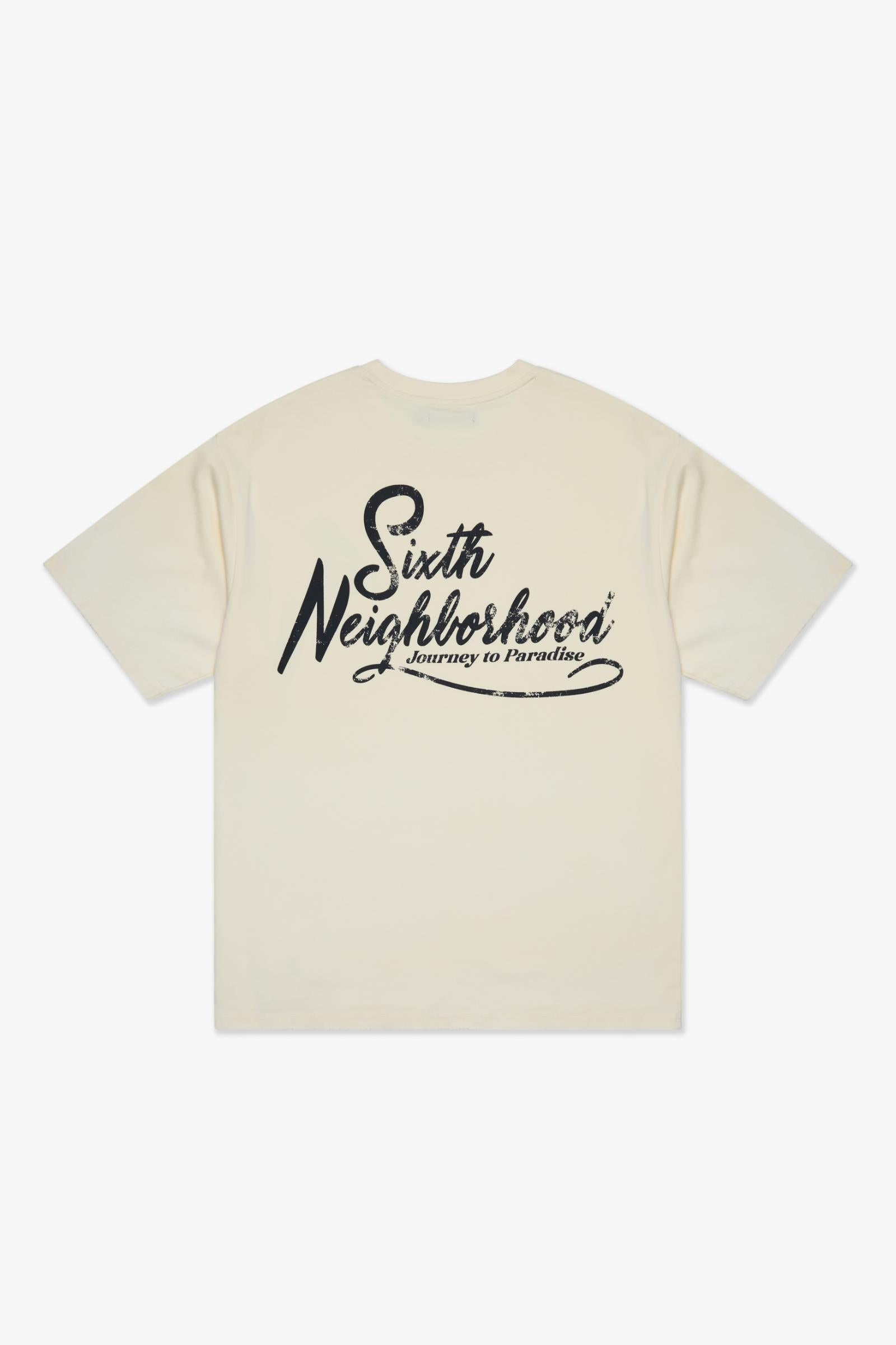 6Th Nbrhd Paradise Men's T-Shirt - Beige