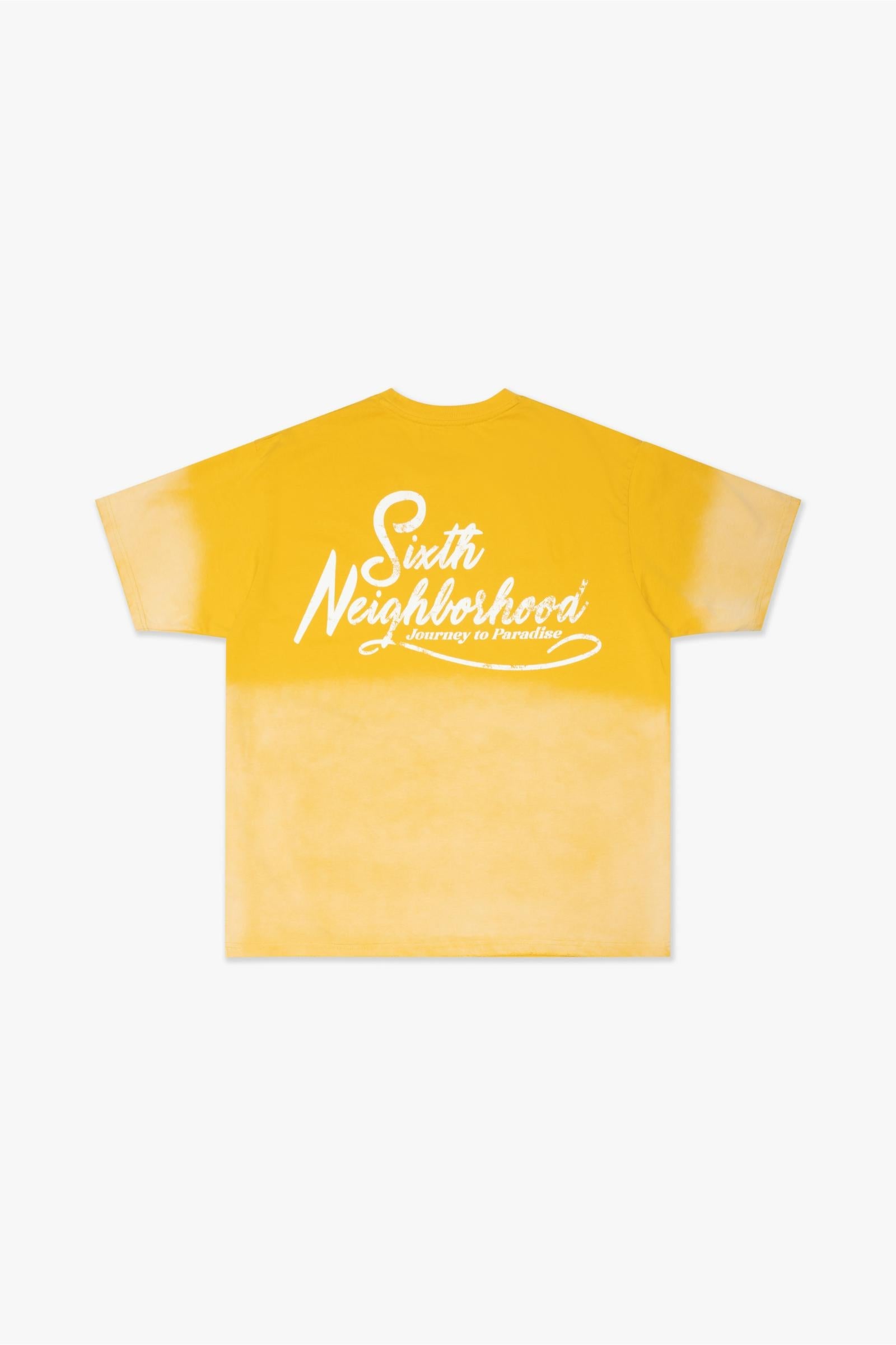 6Th Nbrhd Paradise Men's T-Shirt - Yellow