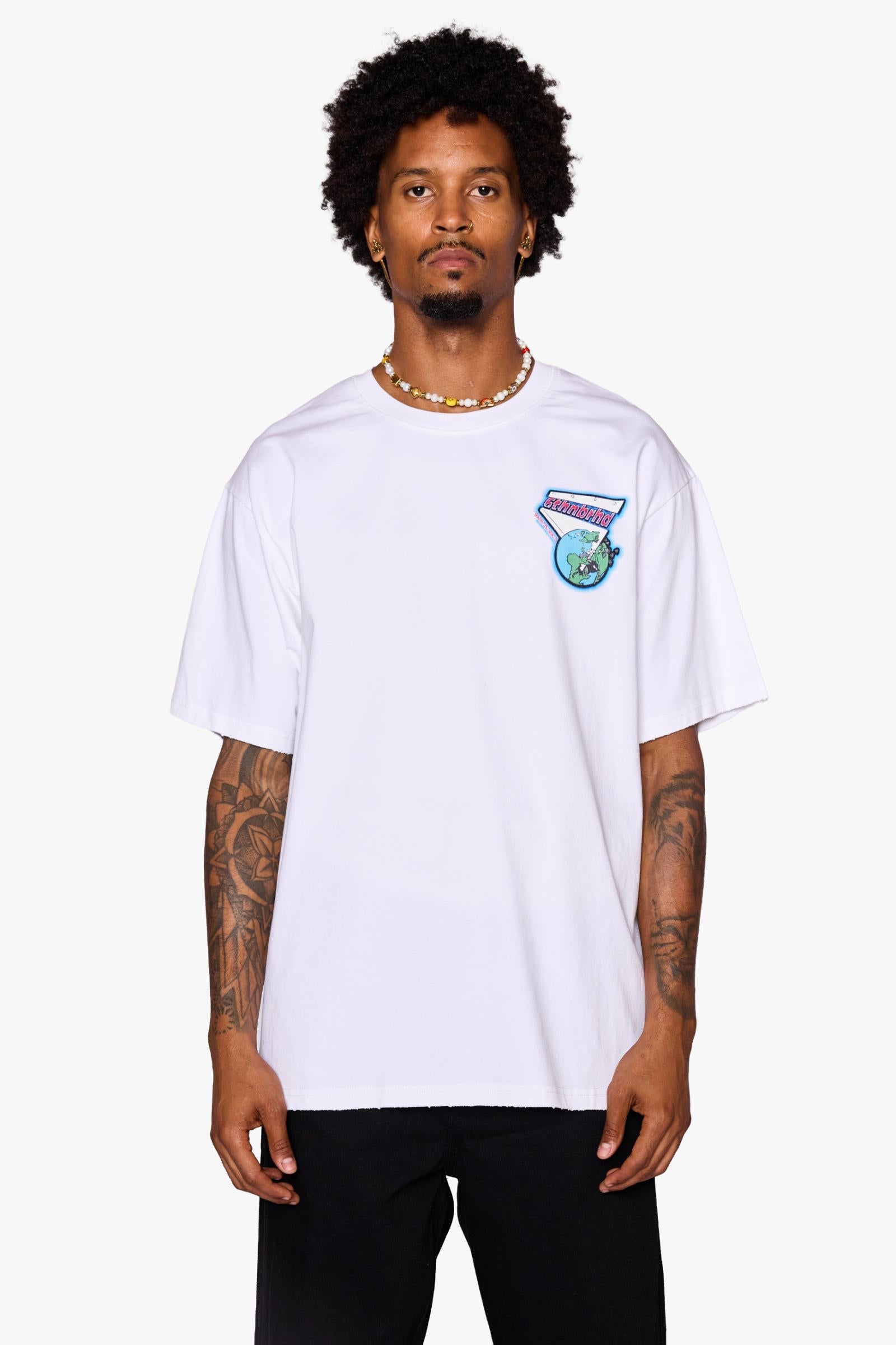 6Th Nbrhd Broken Earth Men's T-Shirt - White