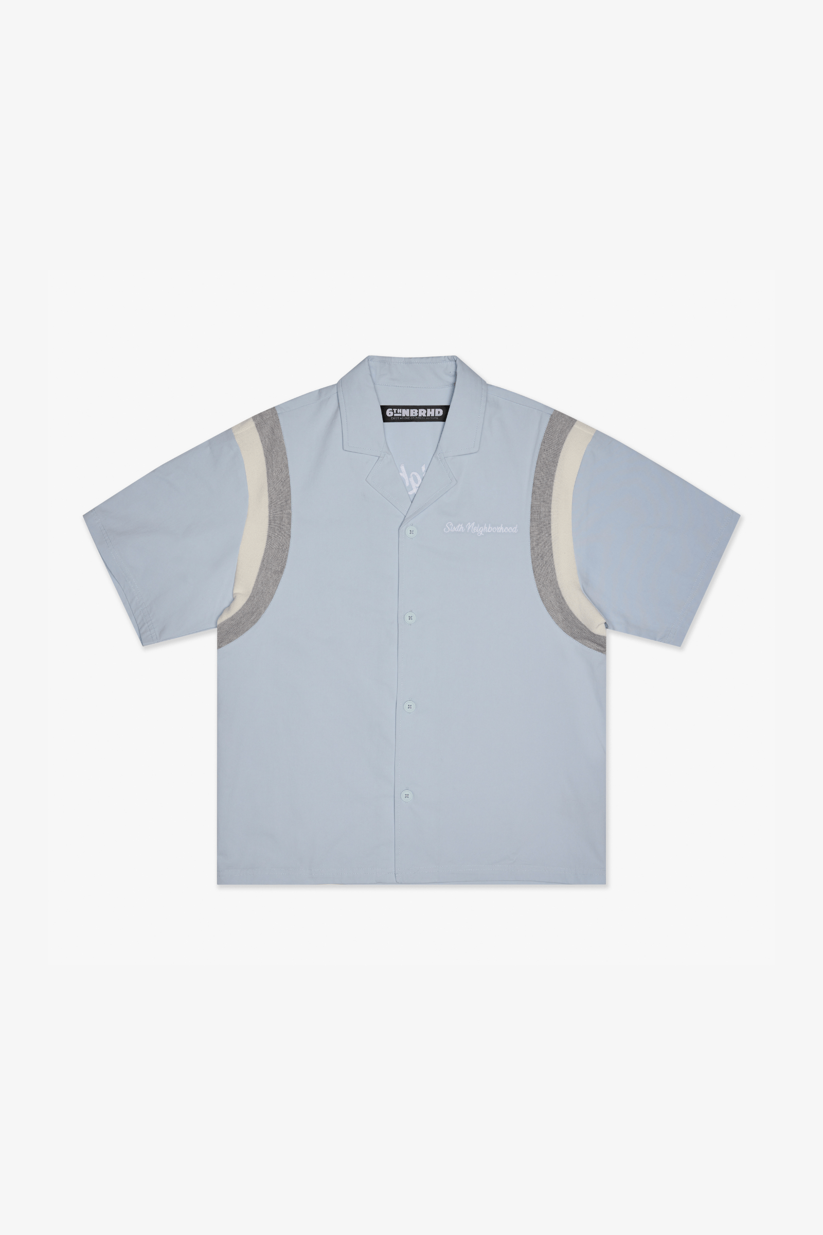 6th Nbrhd Panel Shirt - Boxy Fit Blue